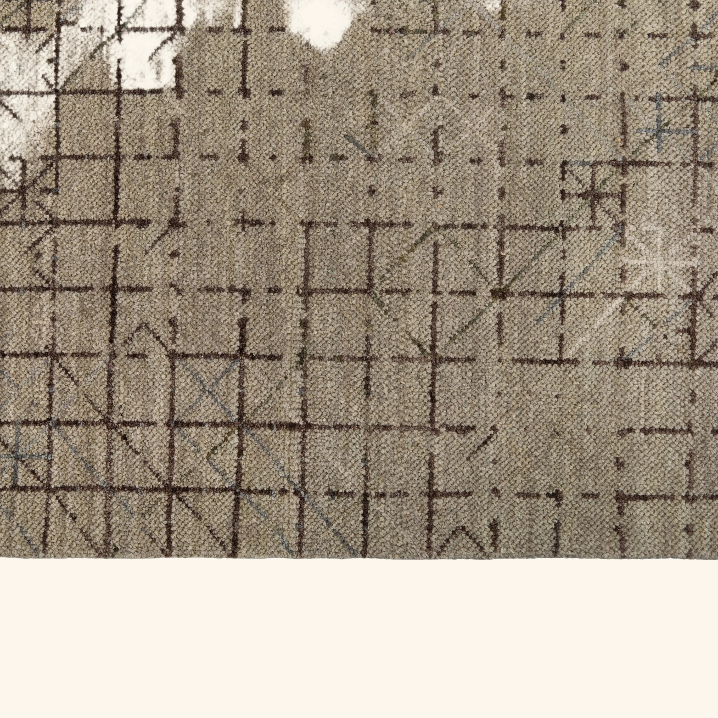 Beige Stelle Contemporary Wool Rug - 8'11" x 12'3" - Image 6