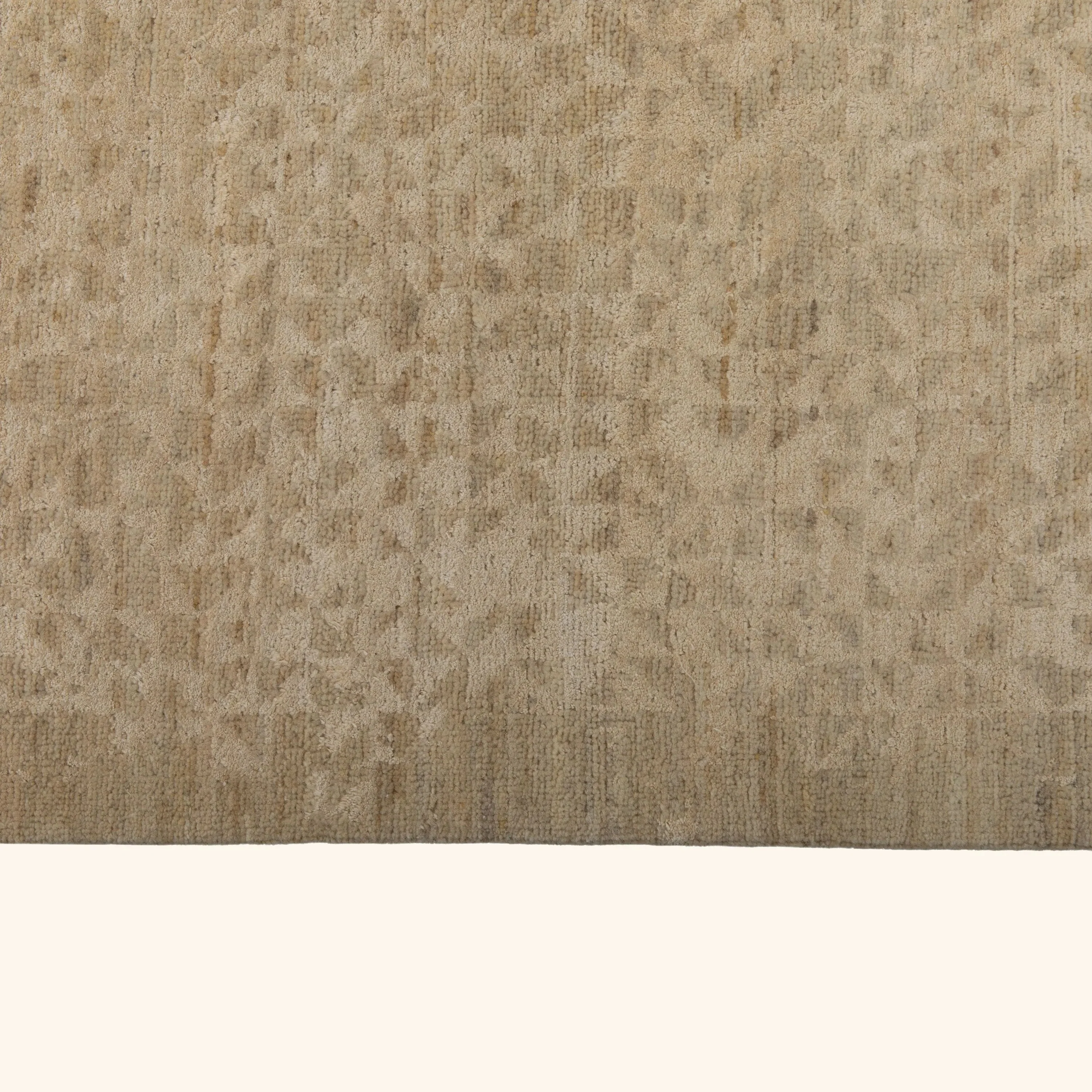 Cream Stelle Contemporary Wool Rug - 9'1" X 12'2" - Image 6