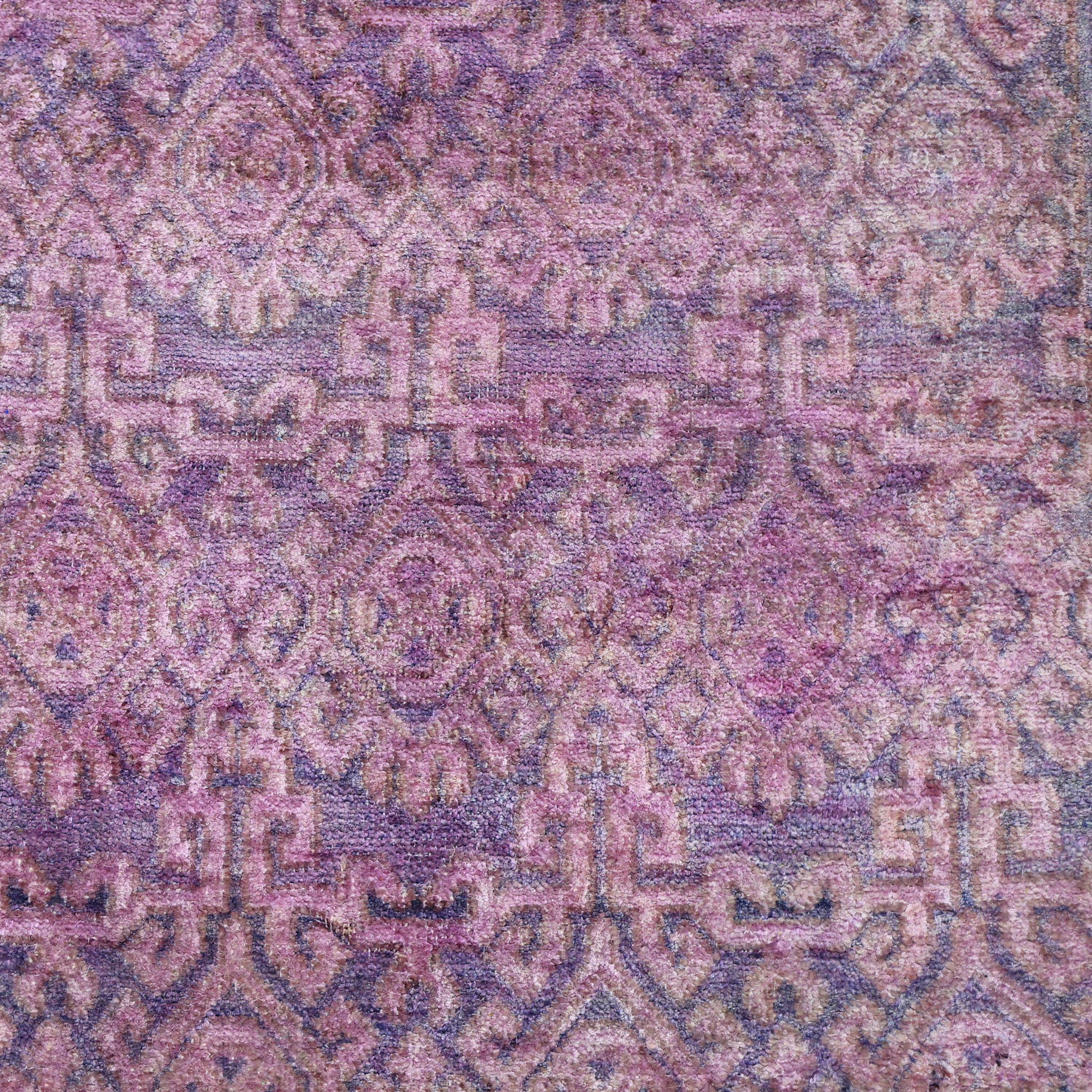 Purple Alchemy Contemporary Silk Runner - 2'11" x 12'1" - Image 3