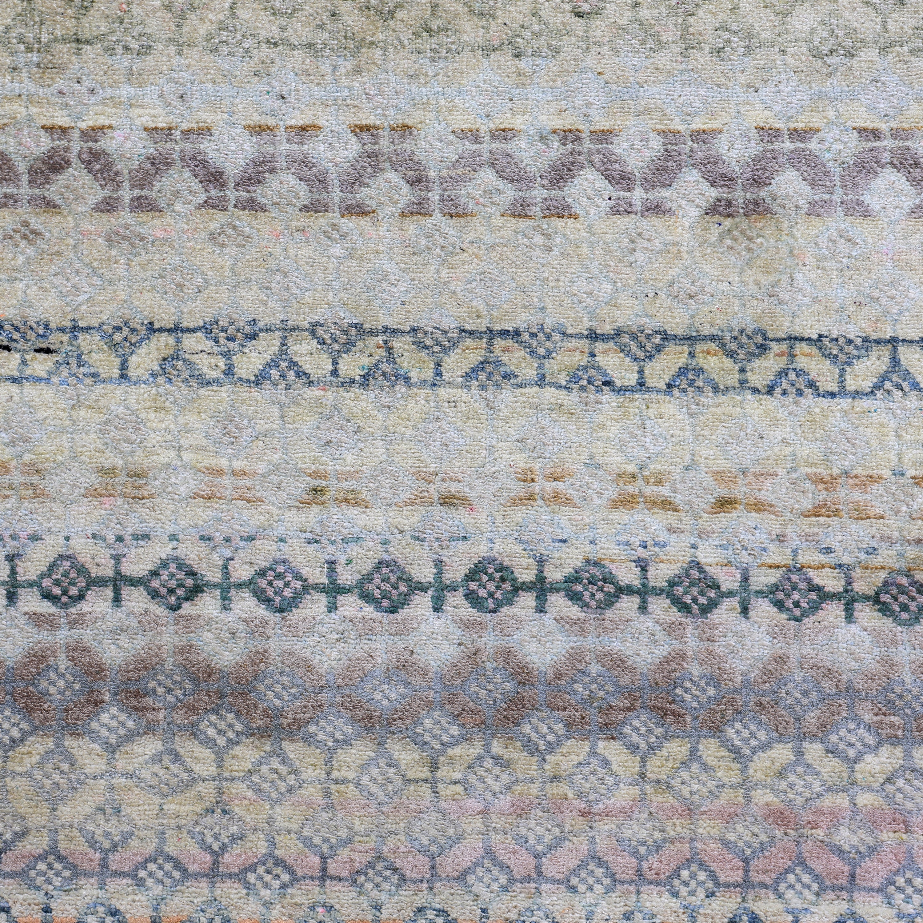 Multicolored Alchemy Contemporary Silk Runner - 3'10" x 13'2" - Image 3