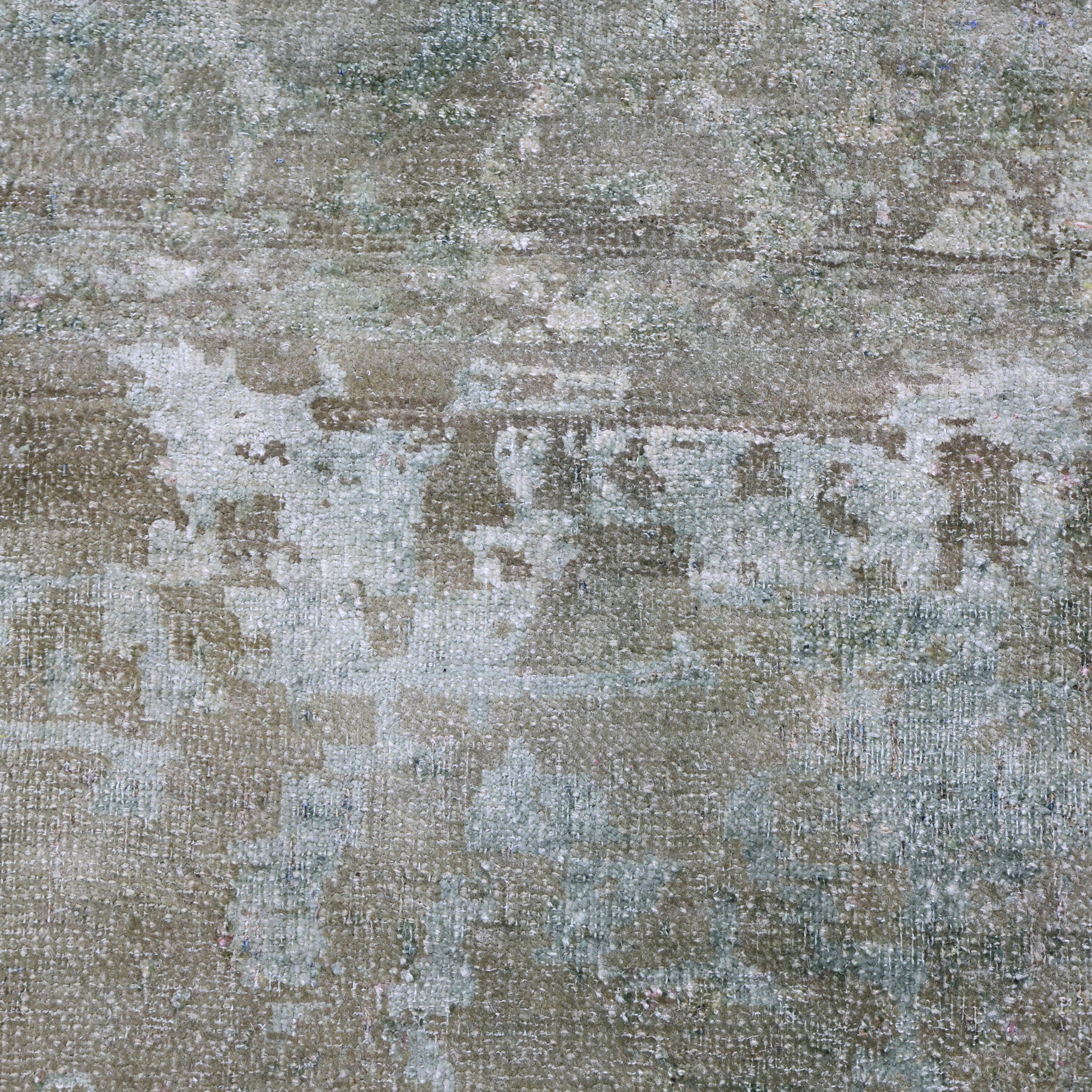 Green Alchemy Contemporary Silk Rug - 7'3" x 10' - Image 4