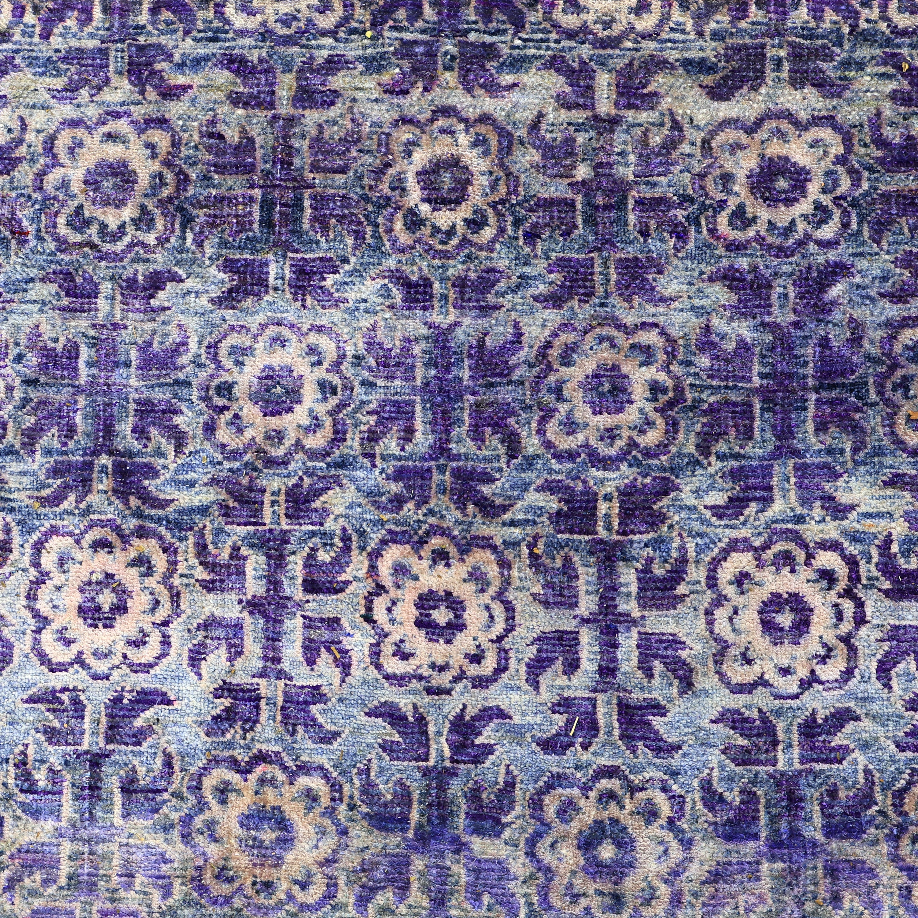 Purple Alchemy Contemporary Silk Runner - 3'1" x 14'11" - Image 4