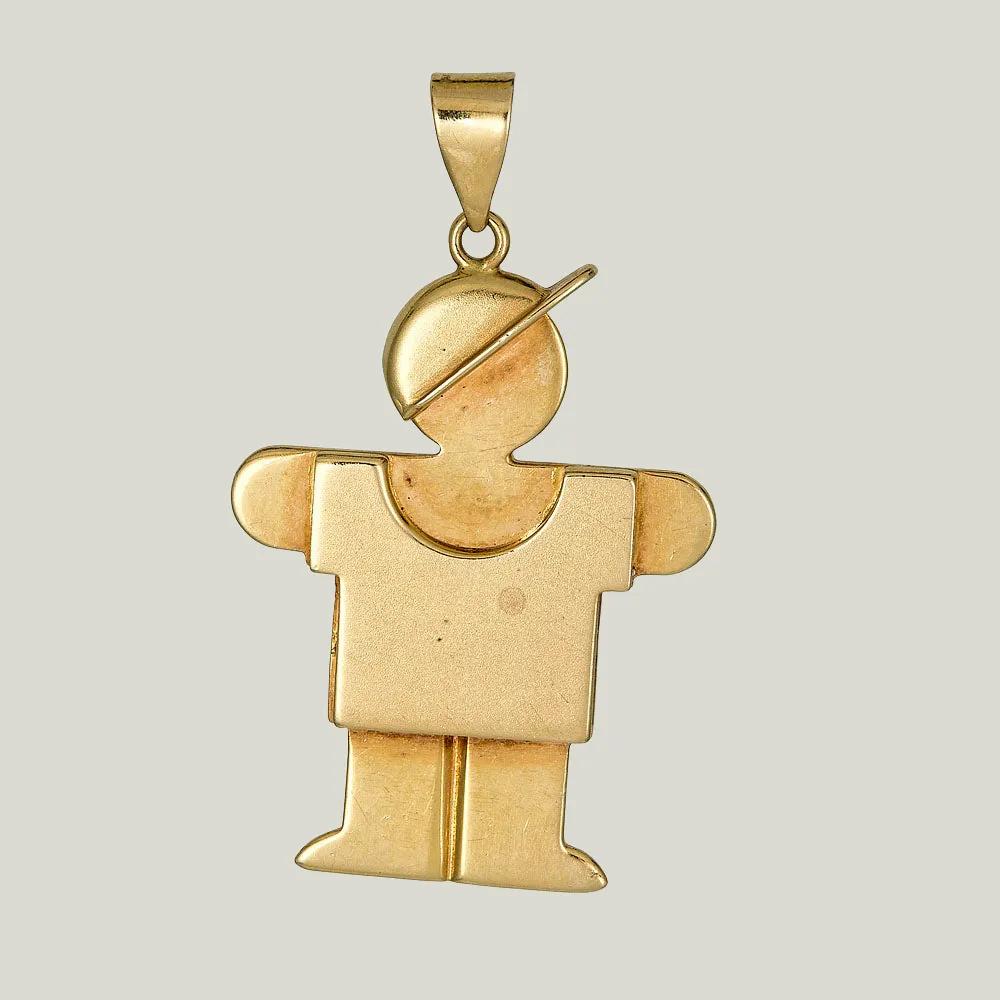14K Yellow Gold Schoolboy Charm