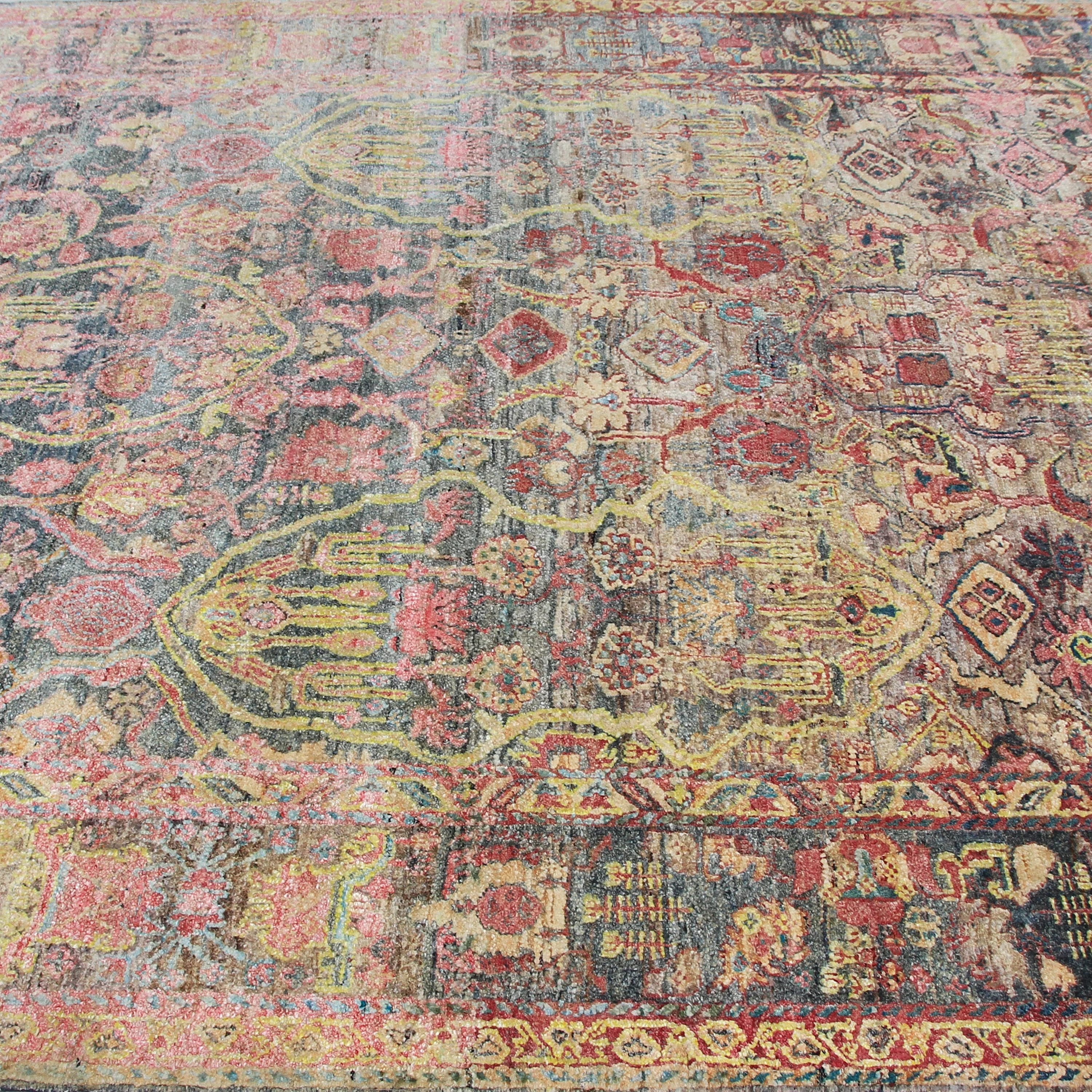 Multicolored Alchemy Transitional Silk Rug - 7'11" x 9'2" - Image 2