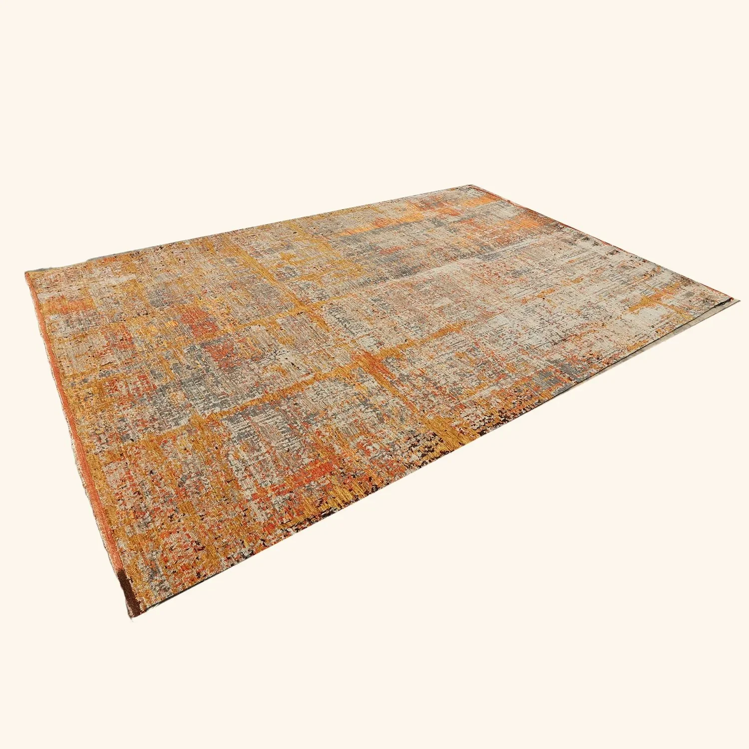 Orange Stelle Transitional Wool Rug - 8'11" x 12'3" - Image 5