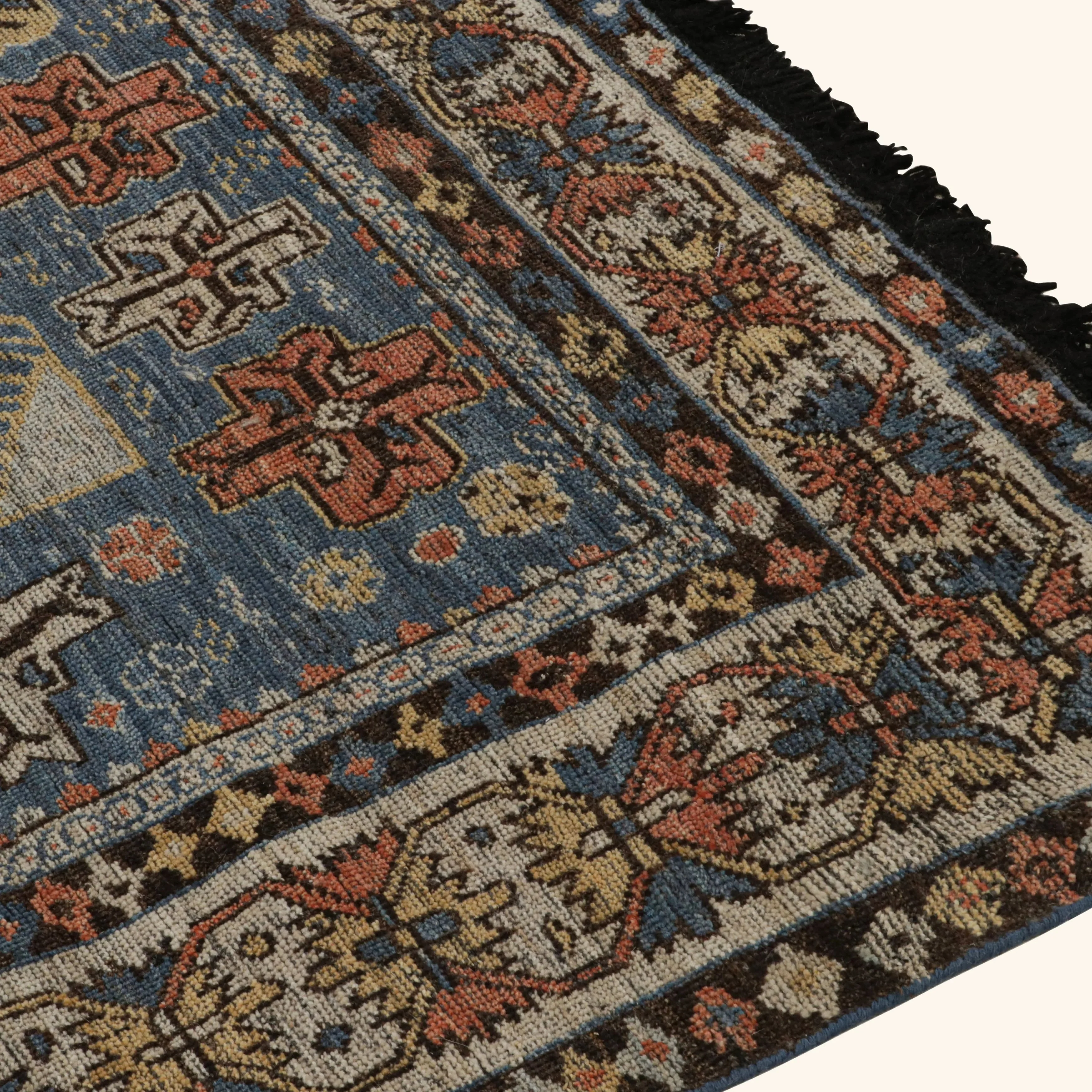 Multi Traditional Wool Rug - 5'1" x 6'11" - Image 5