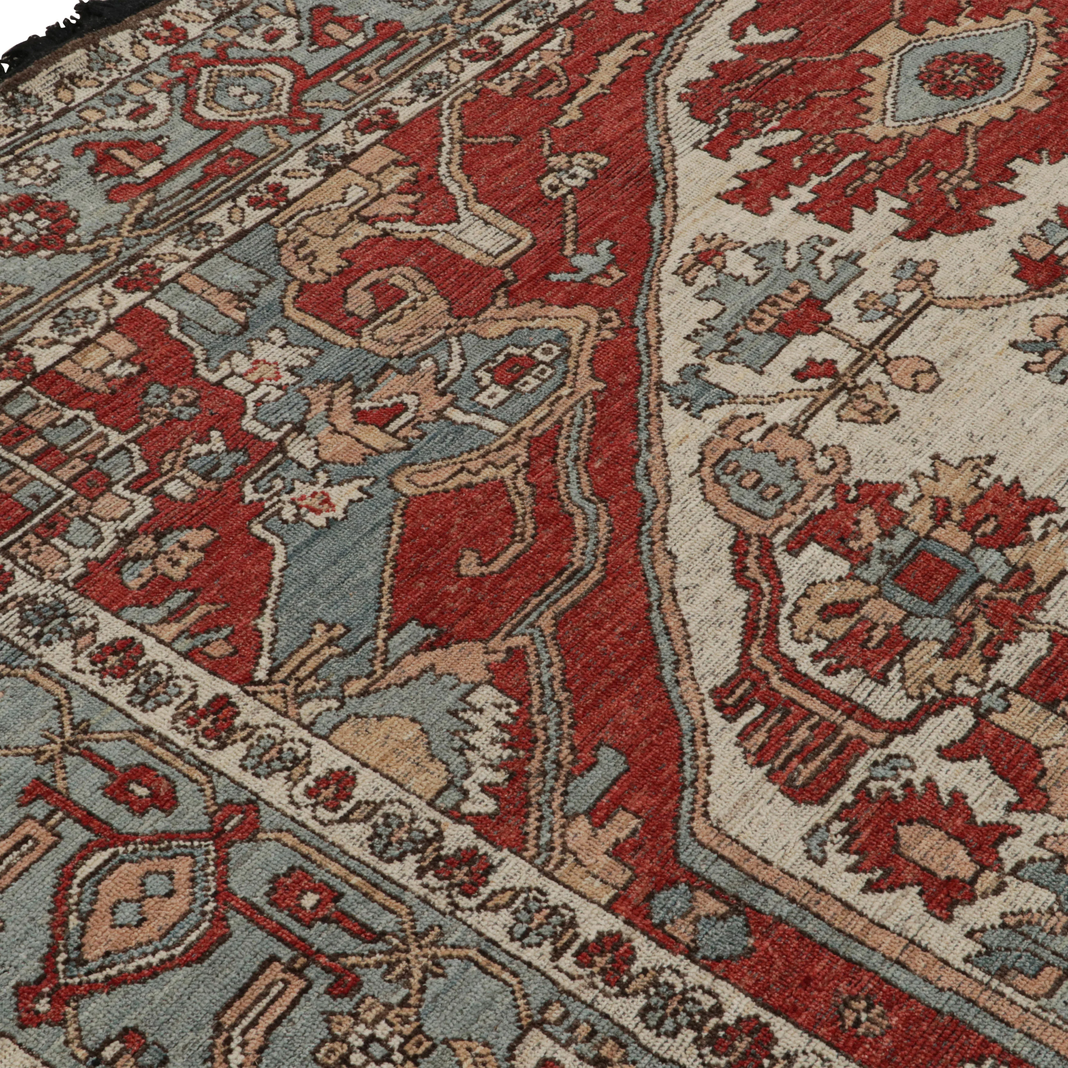 Multi Traditional Wool Rug - 10'2" x 12'2" - Image 5