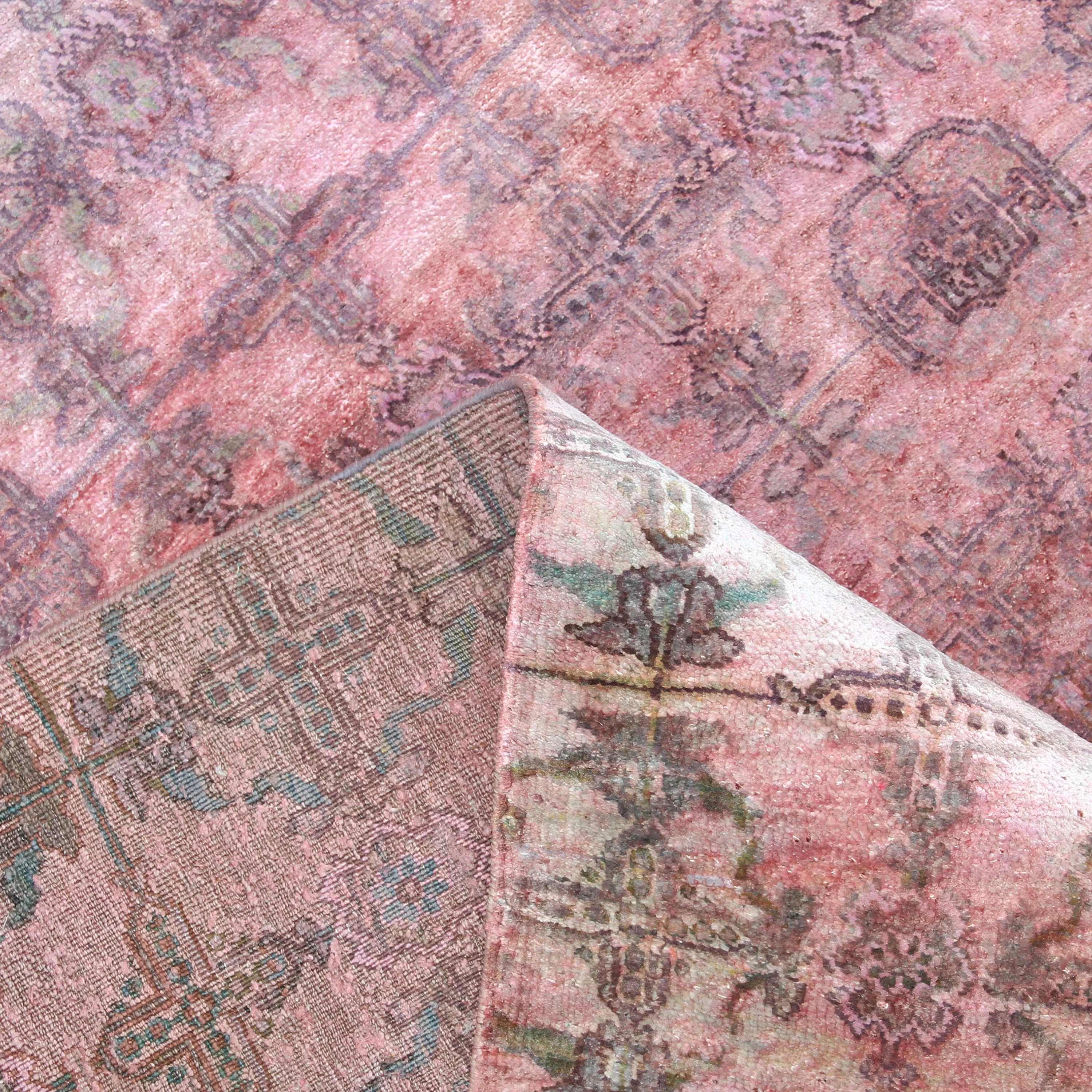 Pink Alchemy Transitional Silk Rug - 11'8" x 15'2" - Image 6