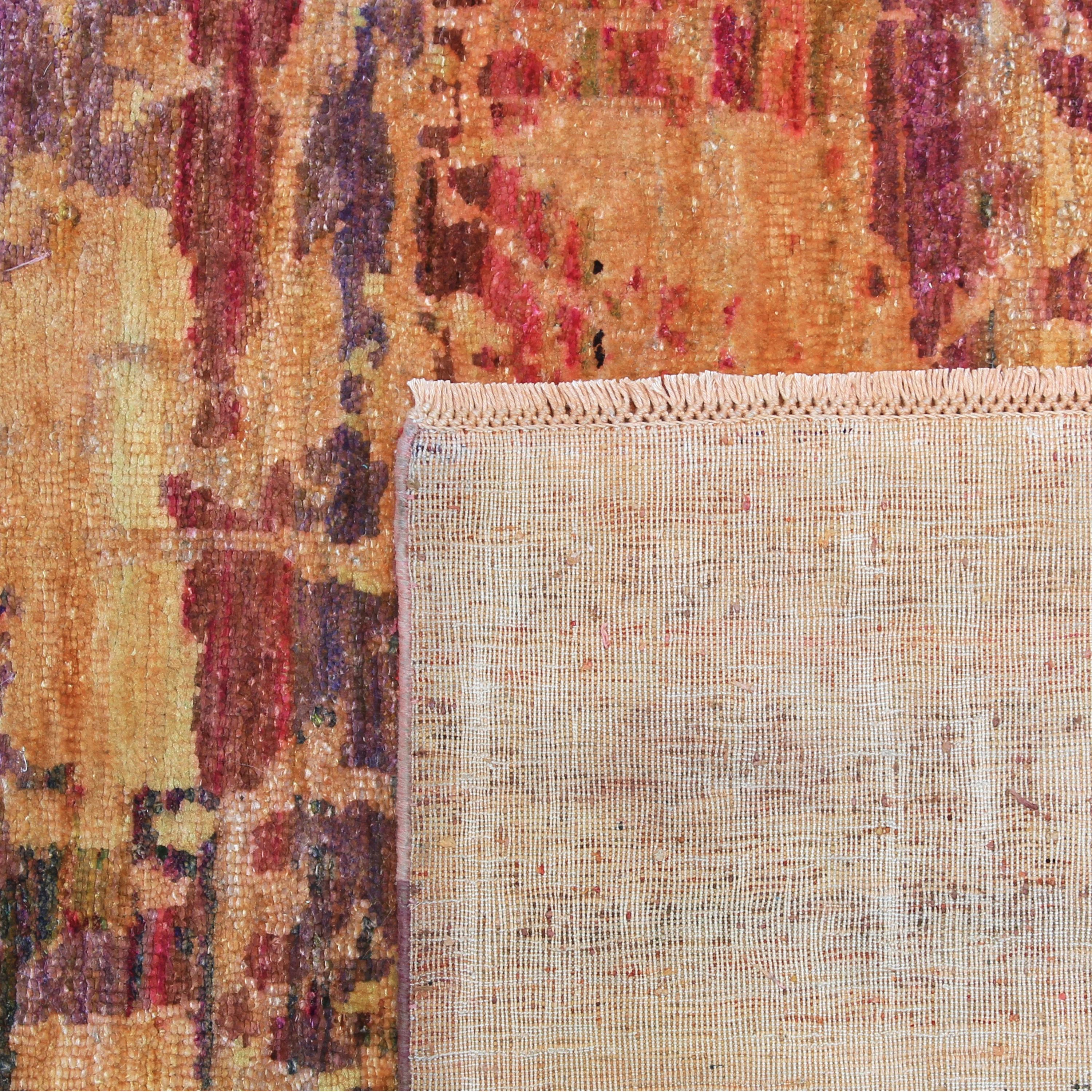 Red Alchemy Transitional Silk Rug - 7'6" x 10'4" - Image 4