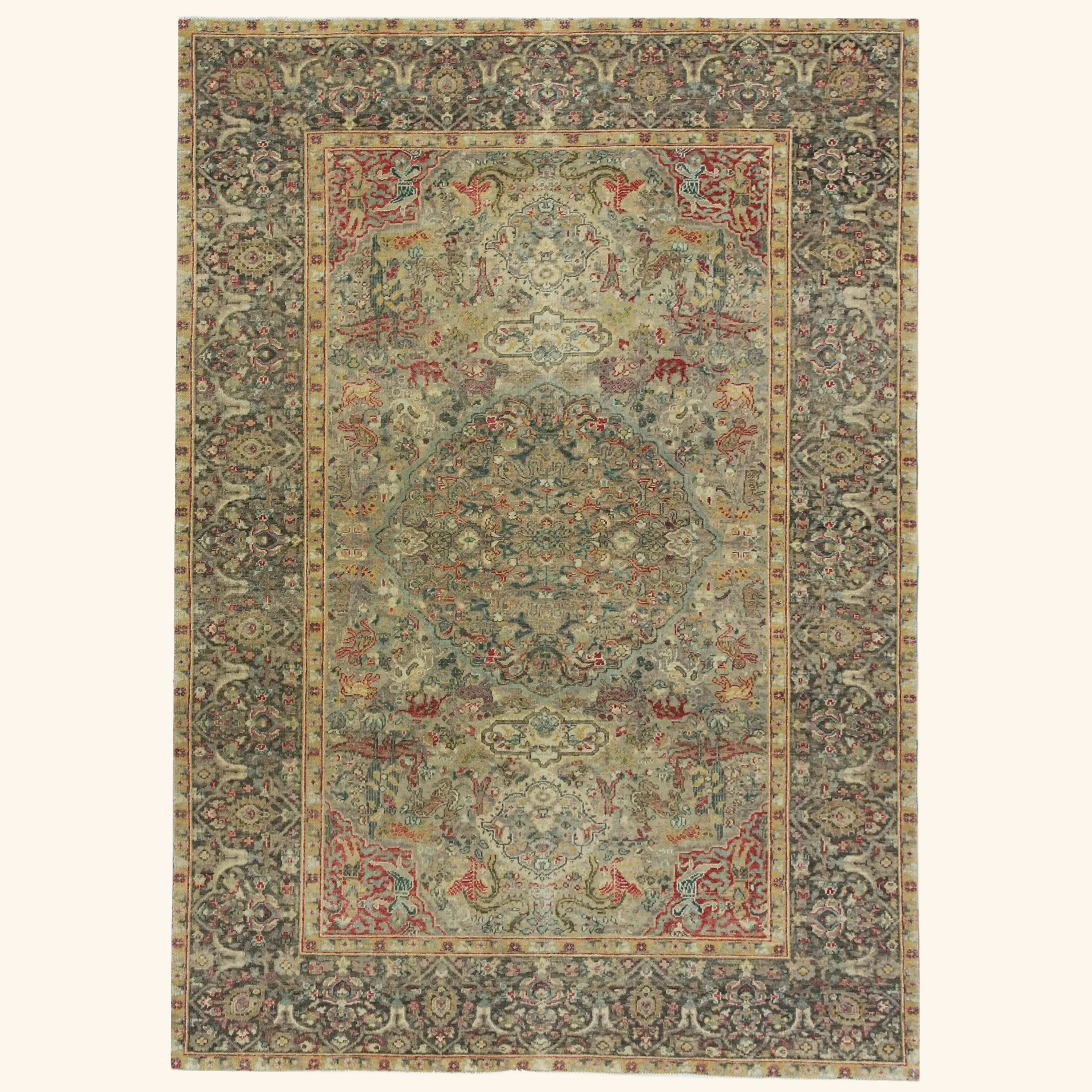 Multicolored Alchemy Transitional Wool Rug - 6'0" x 8'10"