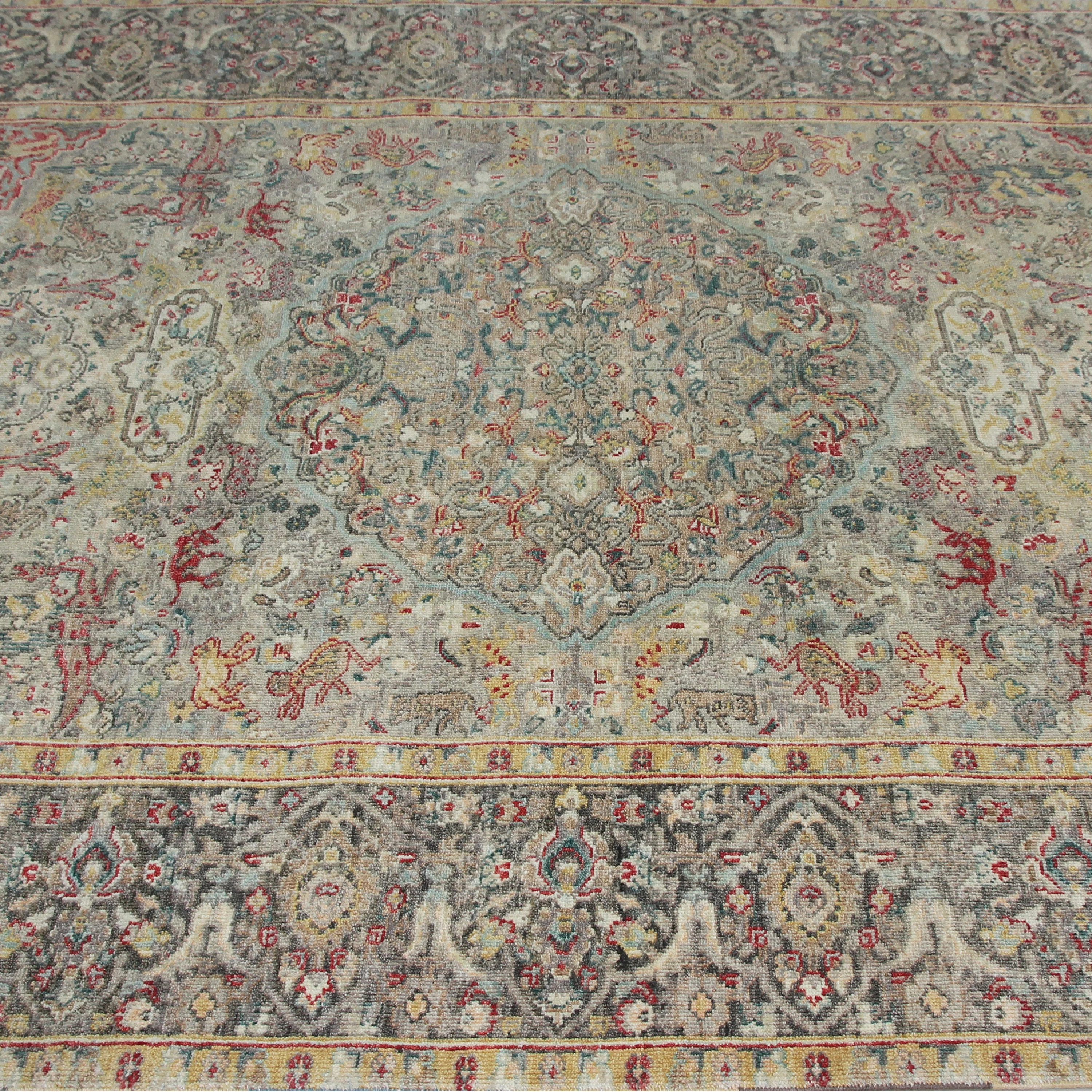 Multicolored Alchemy Transitional Wool Rug - 6'0" x 8'10" - Image 3