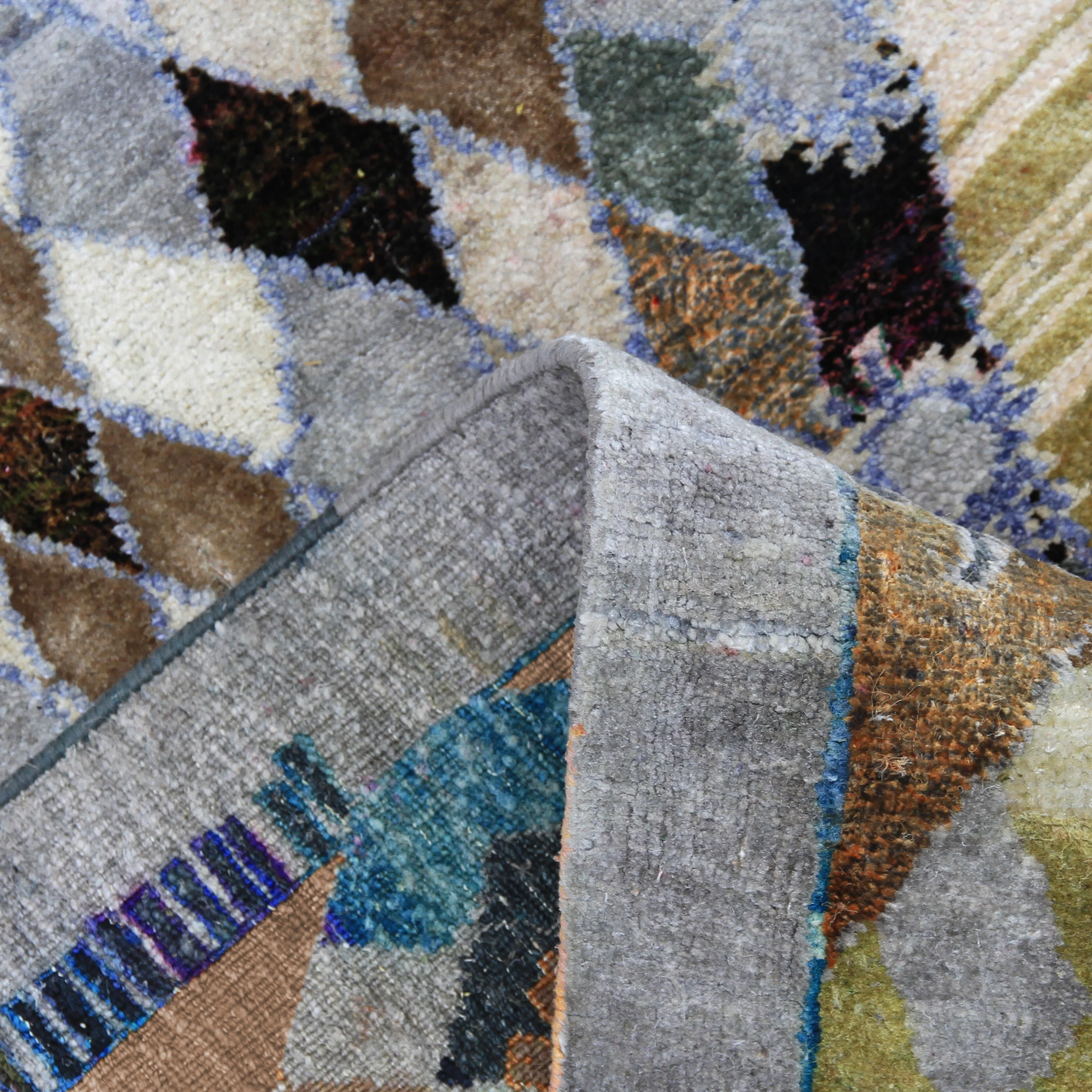 Grey Alchemy Transitional Silk Rug - 9'8" x 13'8" - Image 5