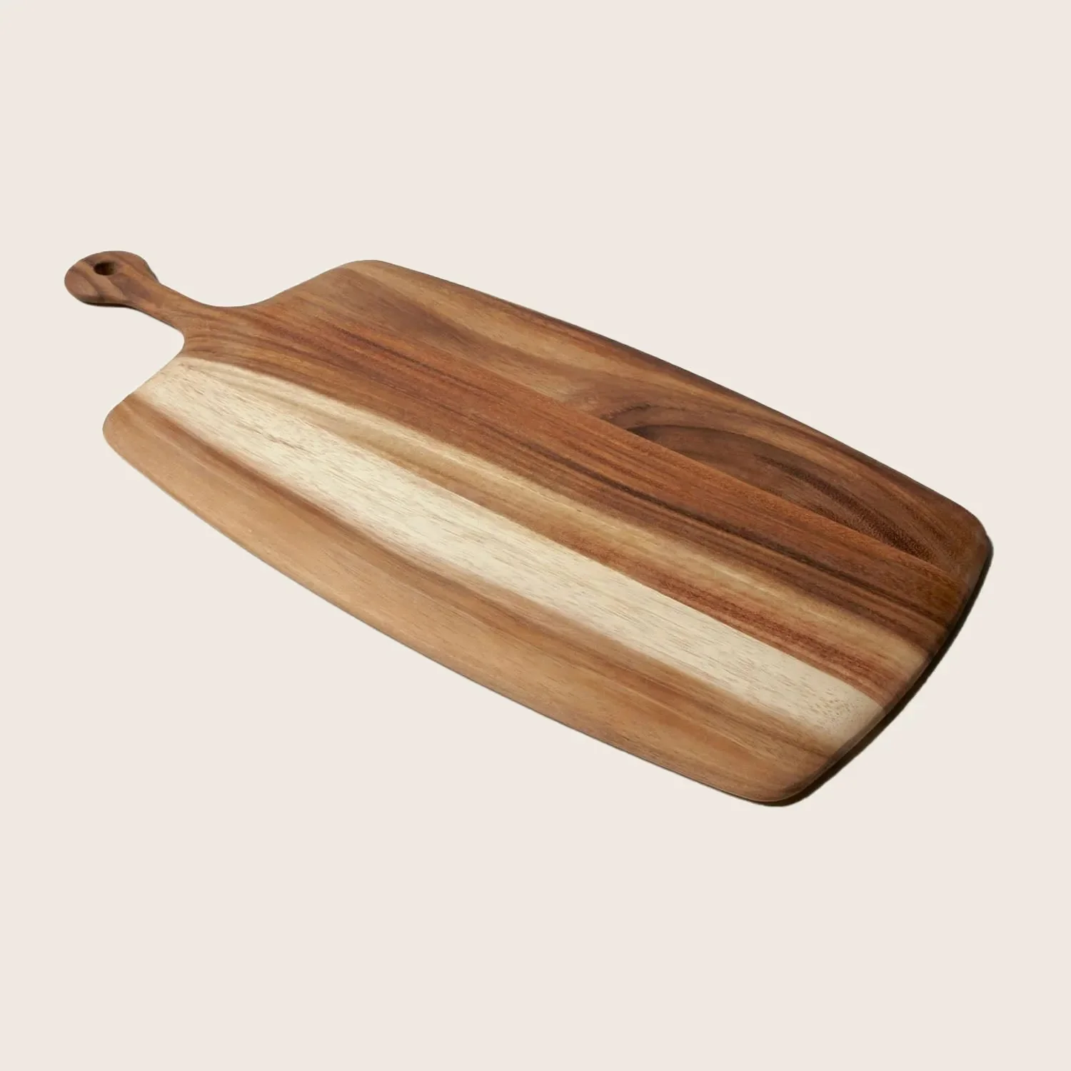 Acacia Rectangular Tapered Board w/ Rounded Handle - Image 2