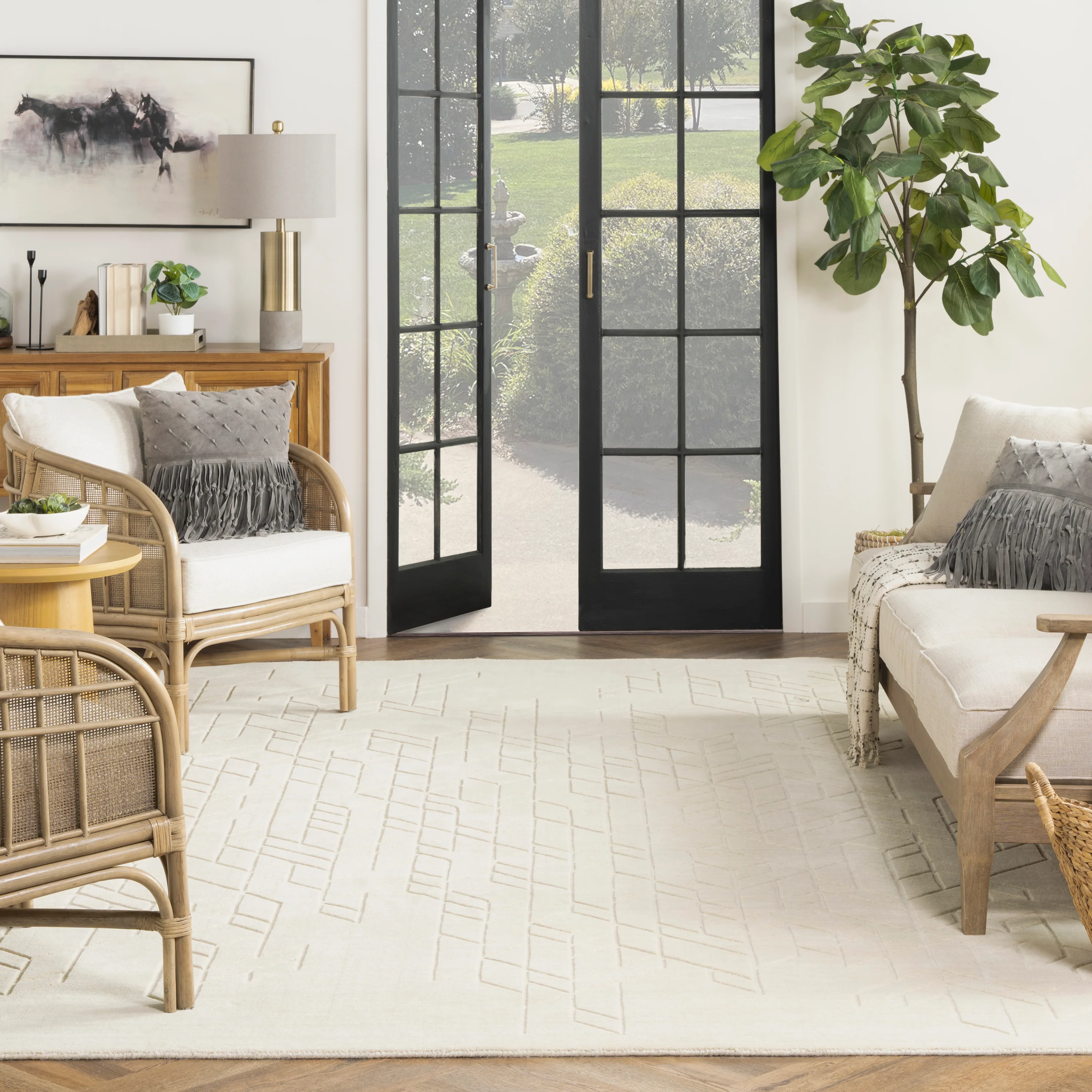 Solid Essentials Wool Rug - Image 17