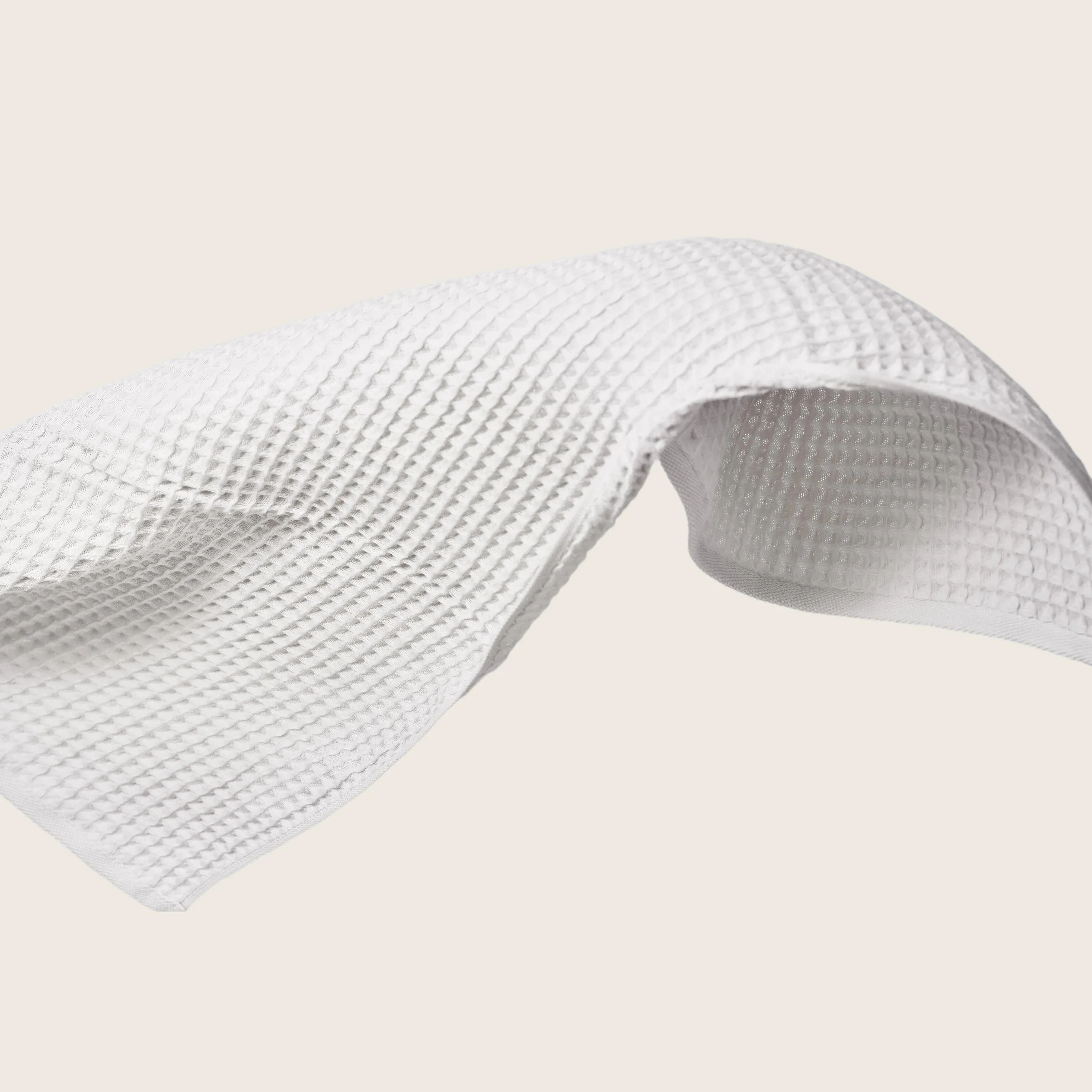 Air Waffle Towels, White - Image 5