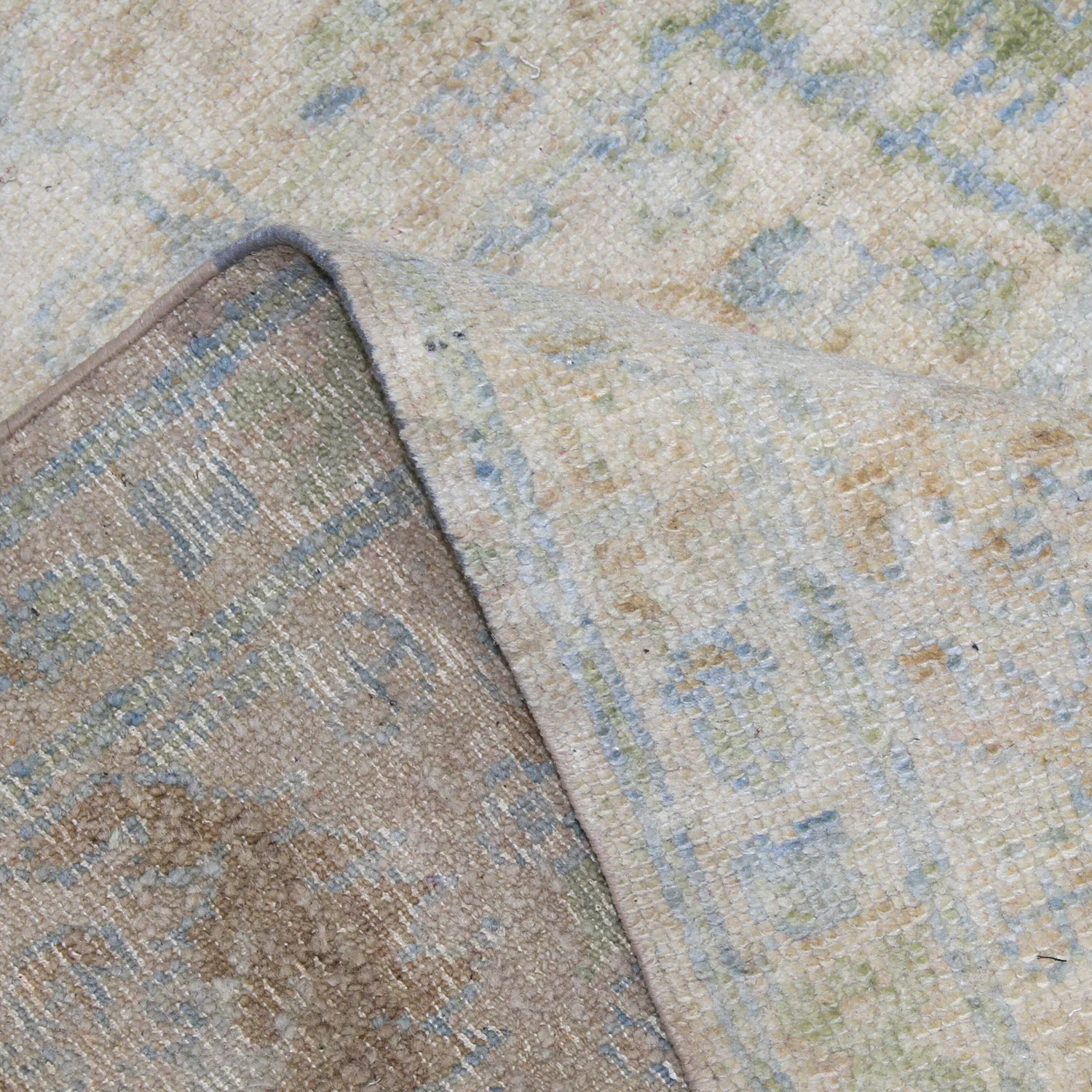 Blue Transitional Silk Rug - 10'2" x 14'5" - Image 5