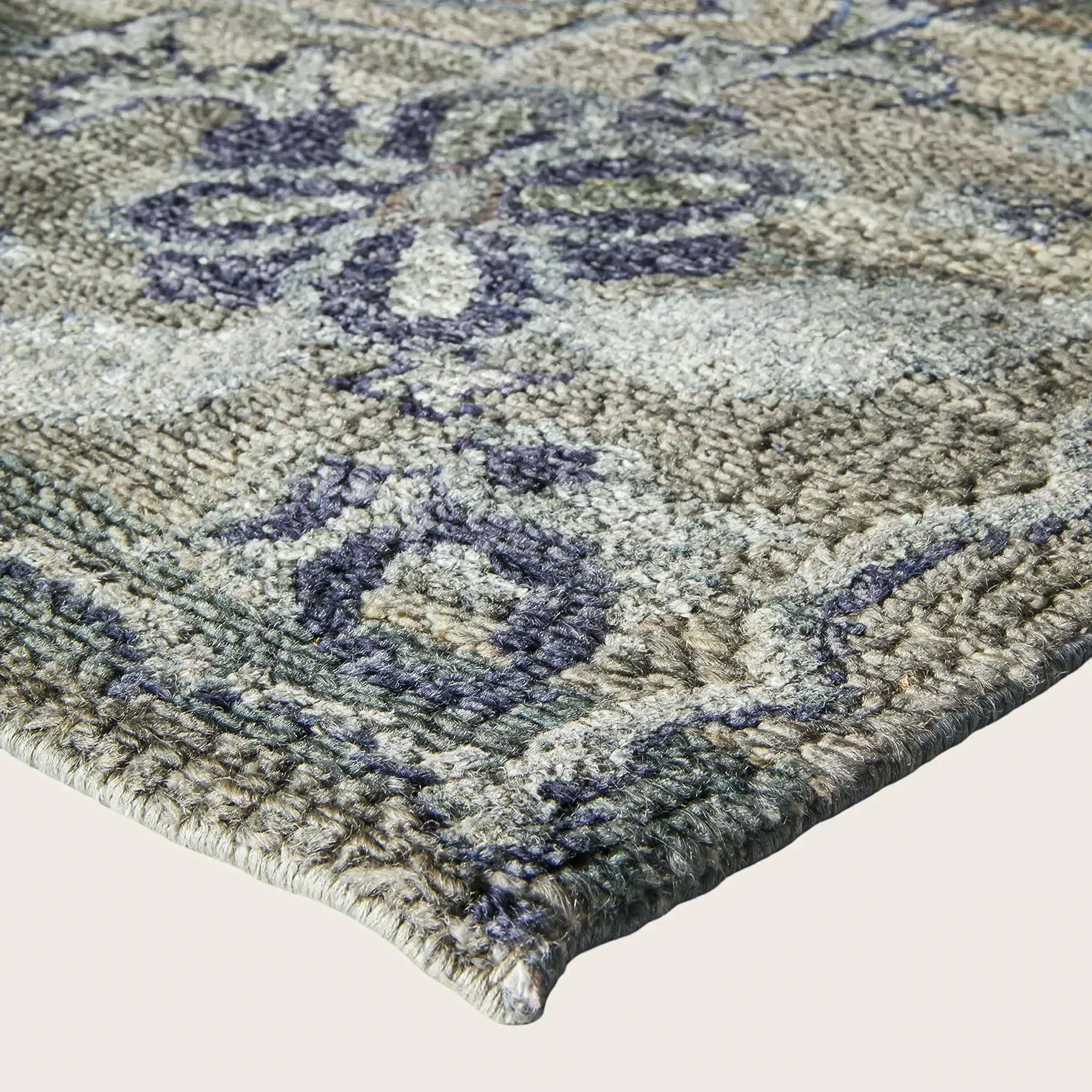 Grey Alchemy Transitional Wool Silk Blend Rug - 11'1" x 17'7" - Image 3