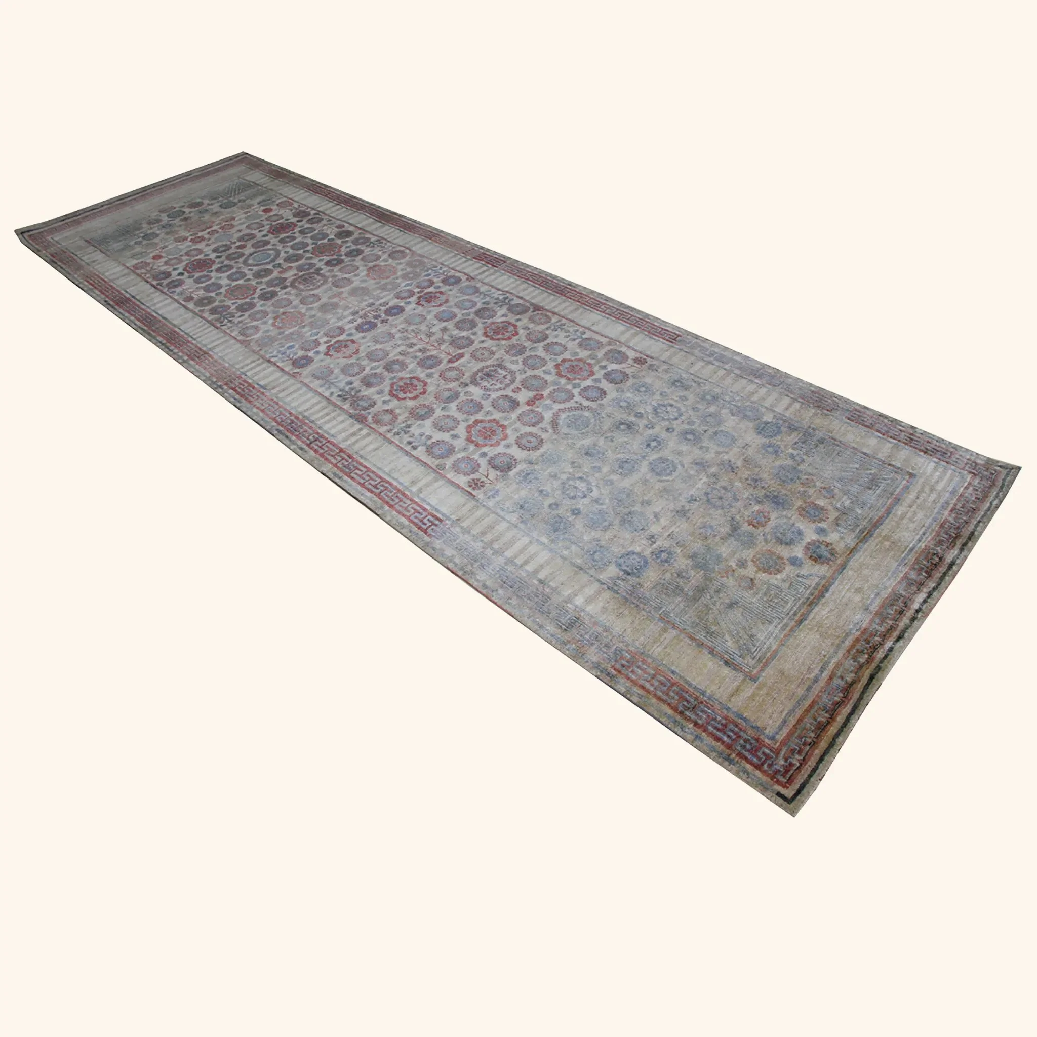 Pink Alchemy Transitional Silk Runner - 3'11" x 12'2" - Image 4