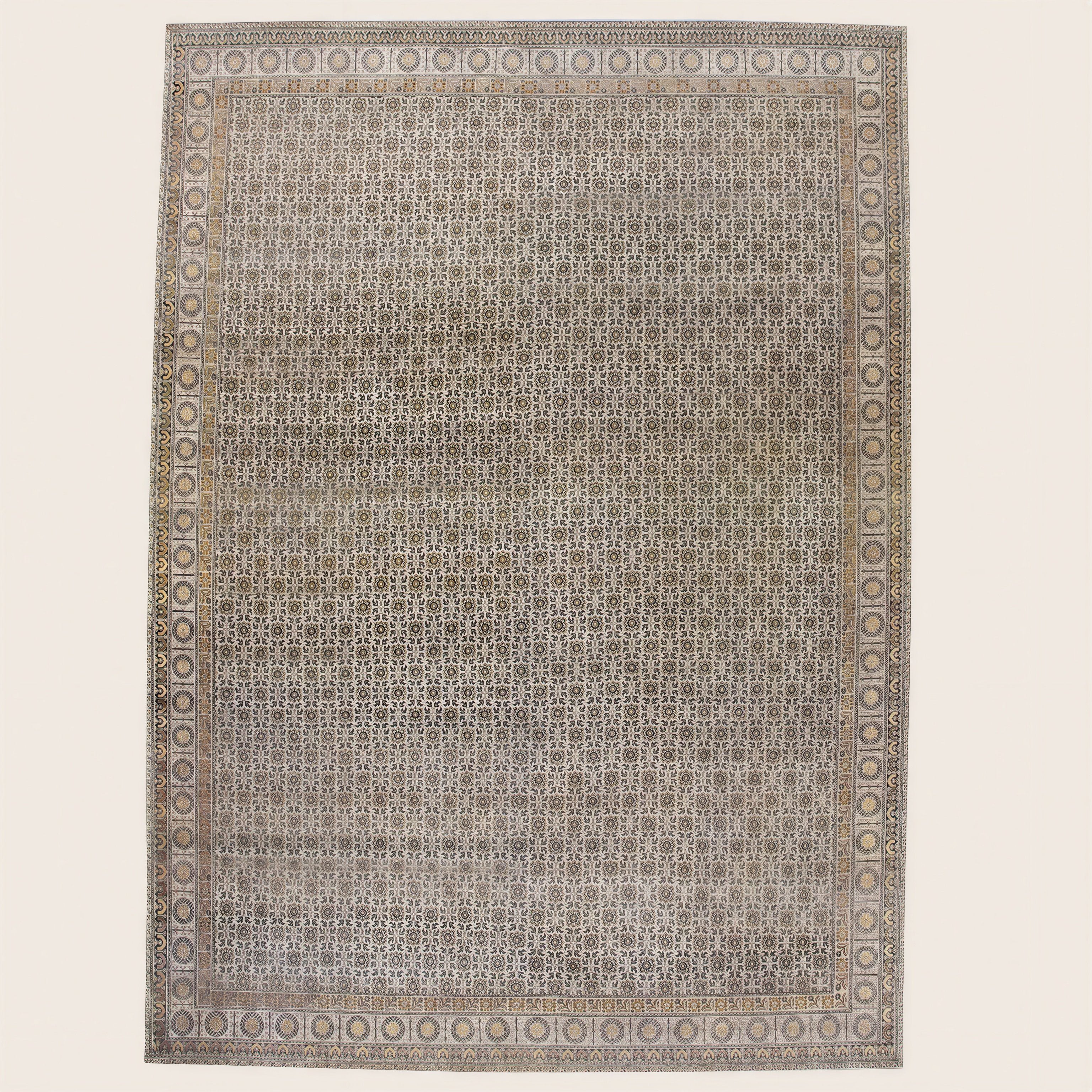 Brown Alchemy Transitional Wool Silk Blend Rug - 14'1" x 20'4"