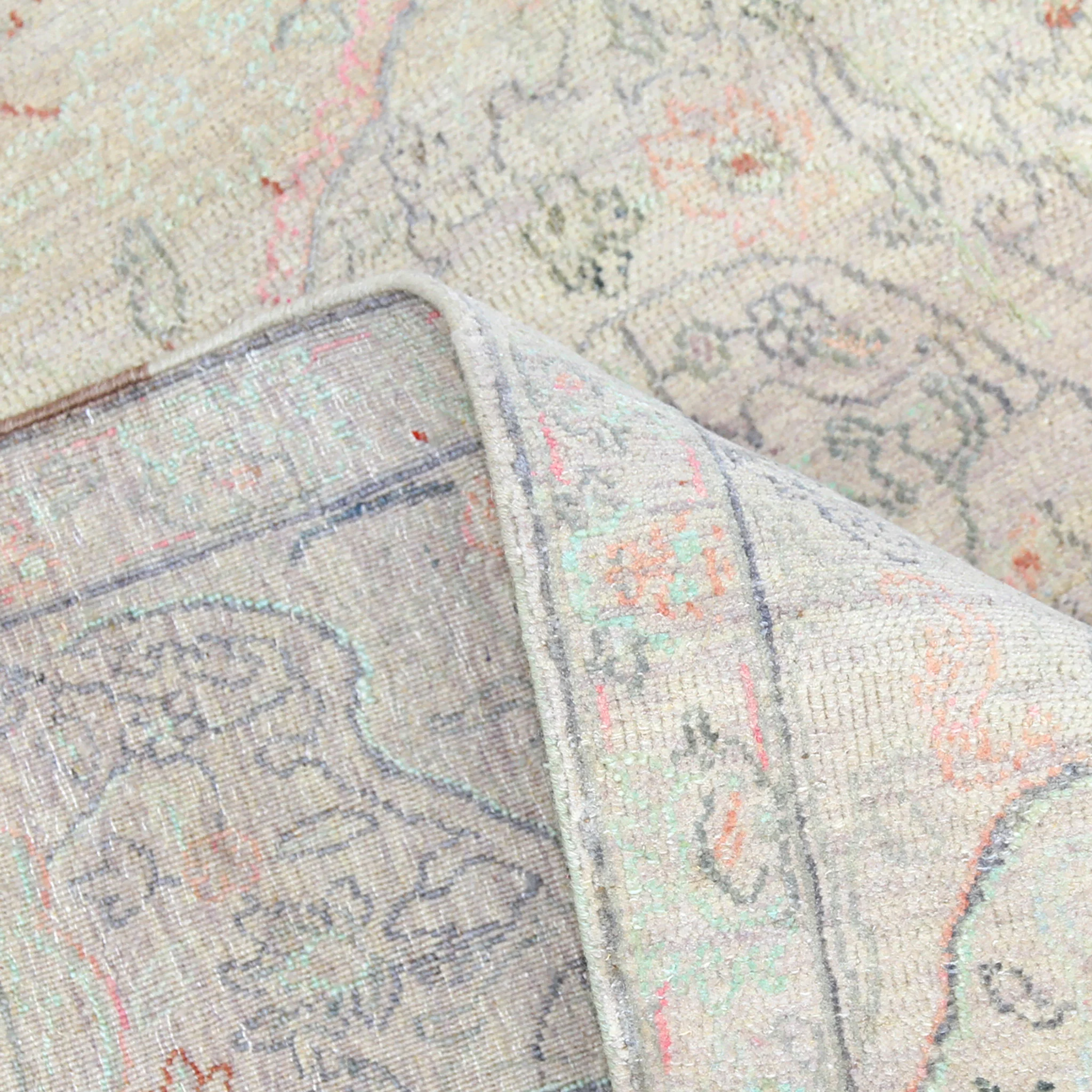 Green Transitional Wool Rug - 6'11" x 9'3" - Image 7