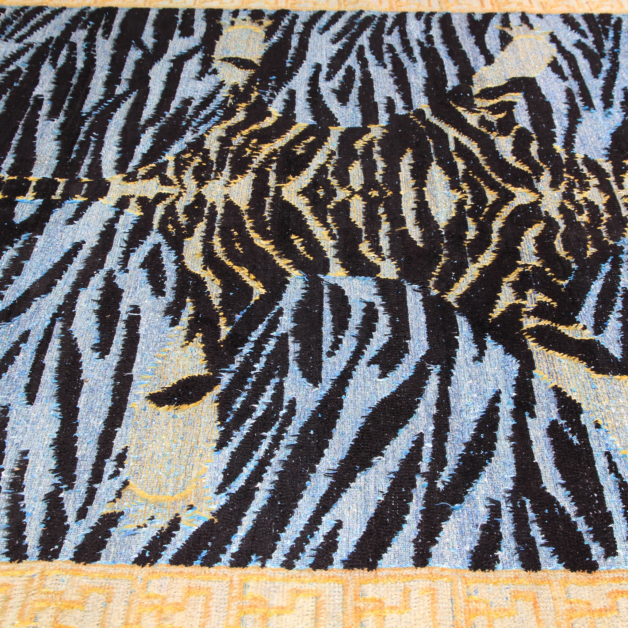 Tiger Transitional Wool Rug - 8' x 10'1" - Image 6