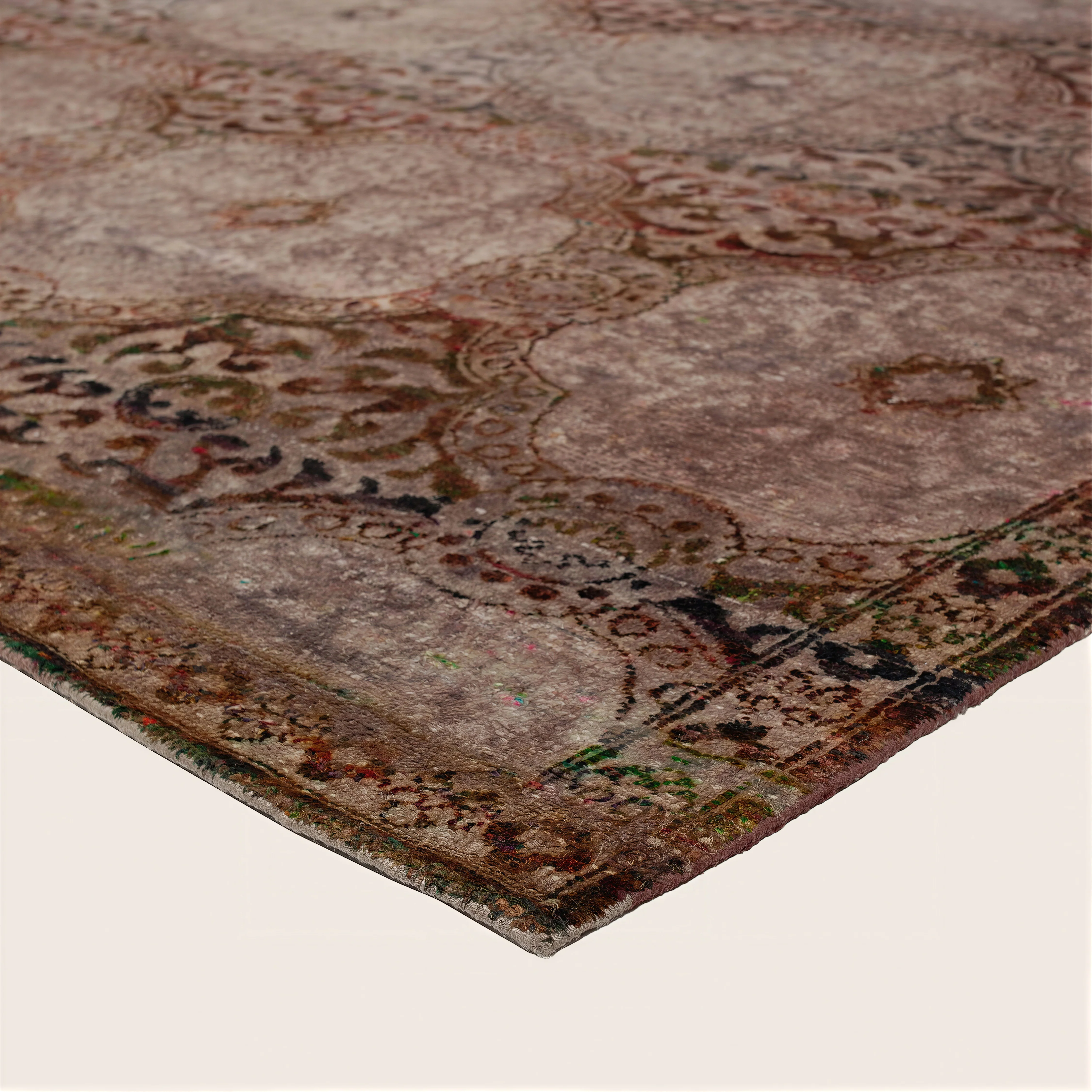 Brown Alchemy Transitional Wool Silk Blend Rug - 10'9"x 16'11" - Image 3