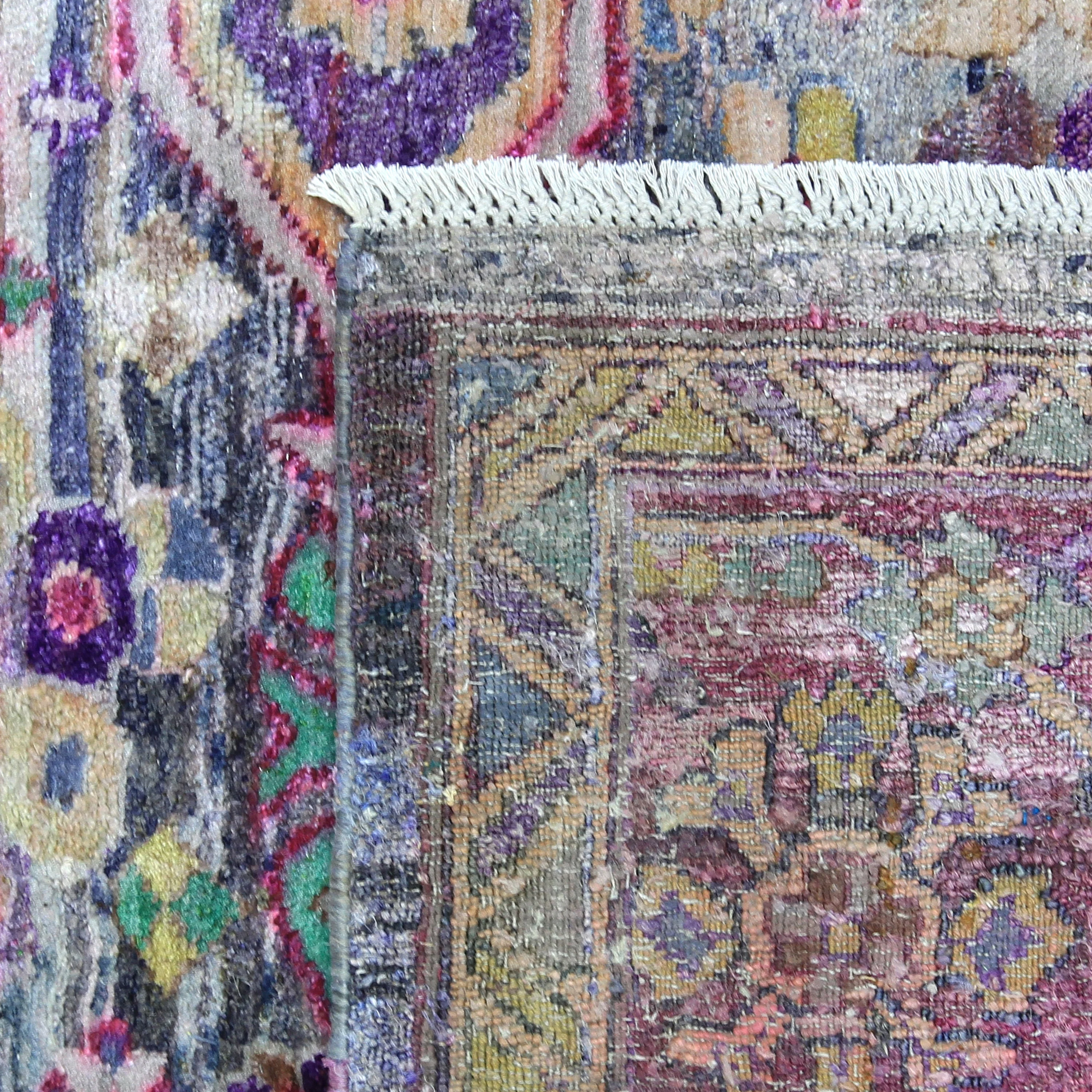 Red Alchemy Transitional Silk Rug - 8'11" x 11'5" - Image 6