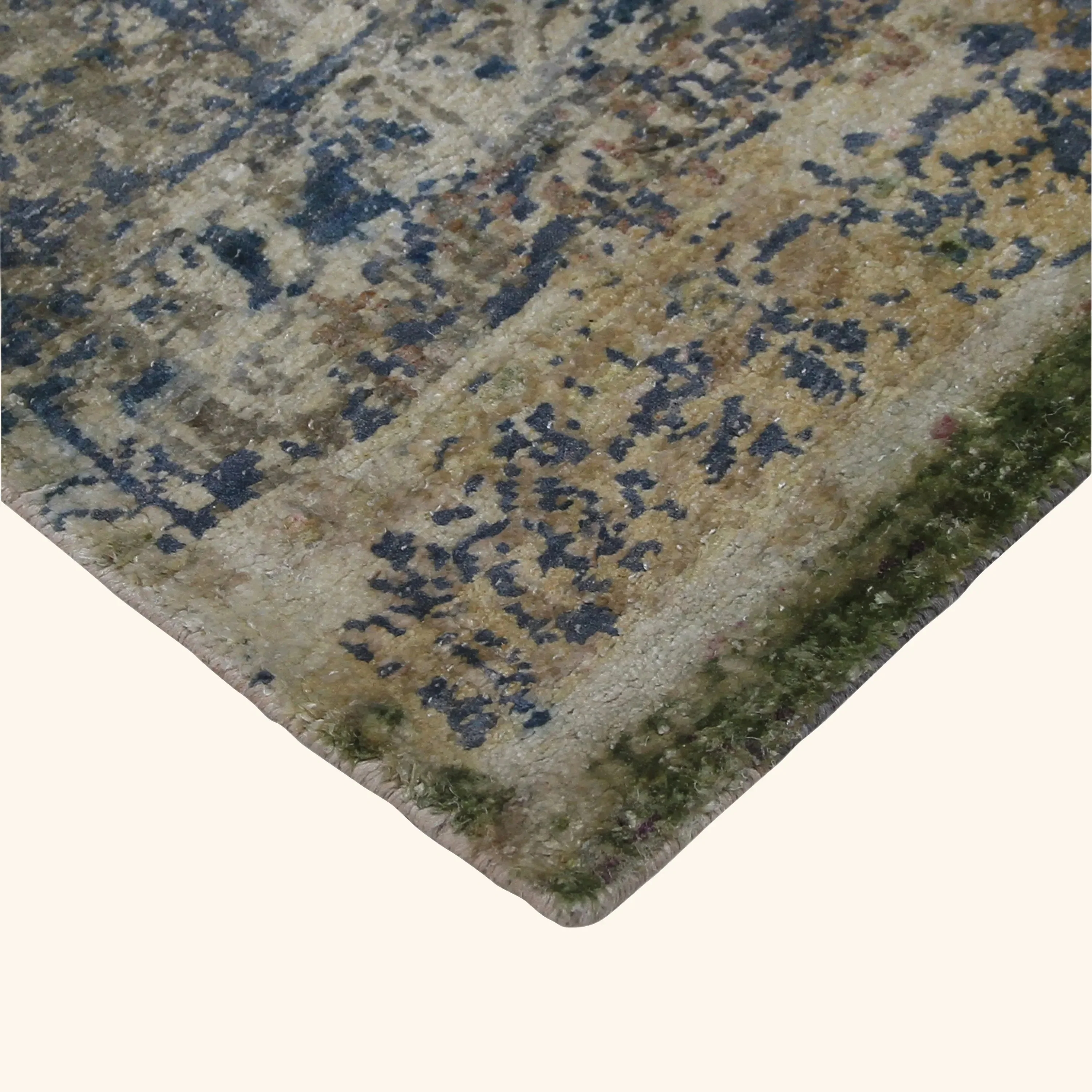 Multicolored Alchemy Transitional Silk Rug - 9' x 12'10" - Image 7