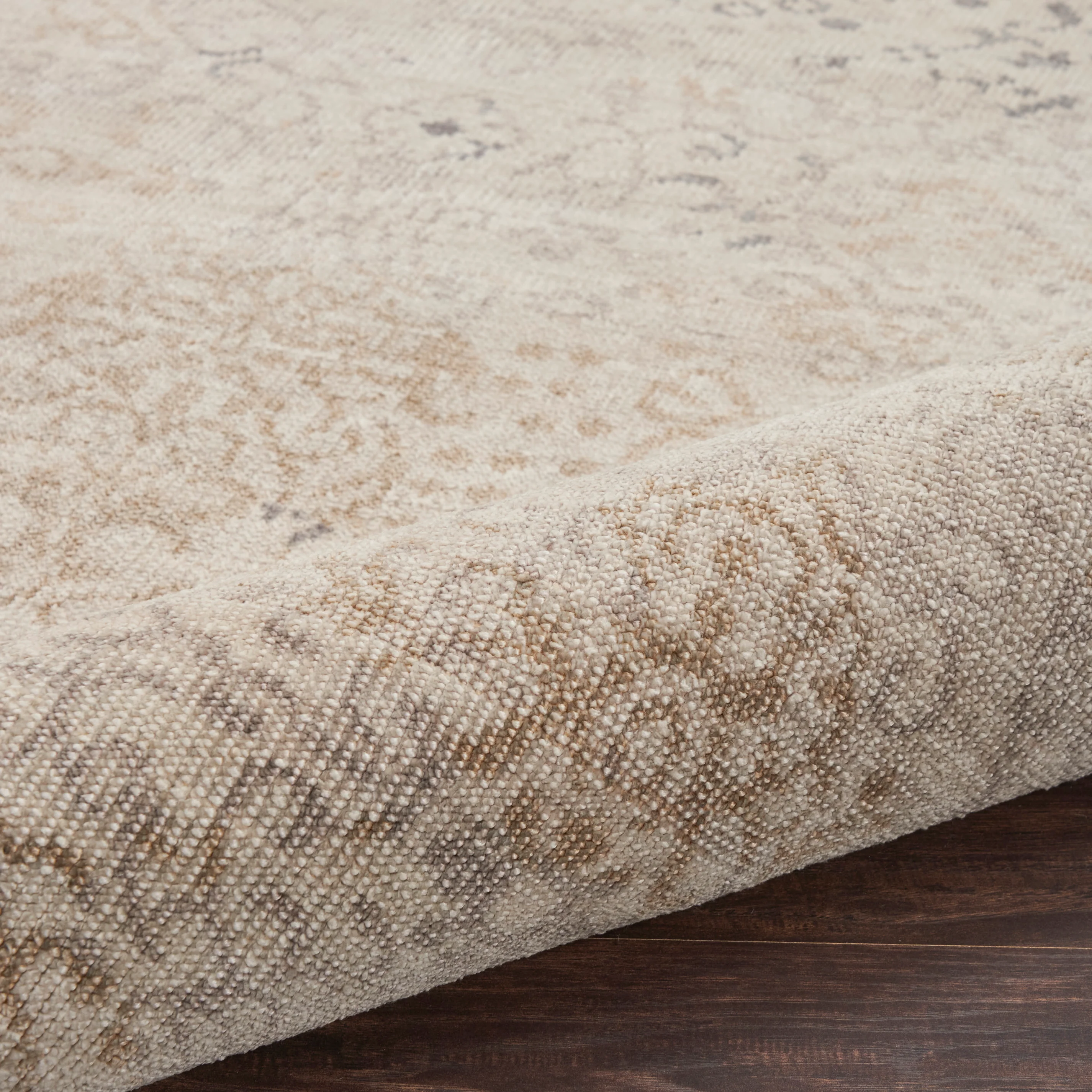 Beige & Brown Essentials Contemporary Bamboo Rug - Image 5