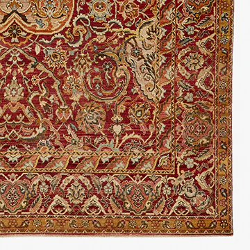 Red Alchemy Traditional Wool Rug - 8'1' x 12'1" - Image 4
