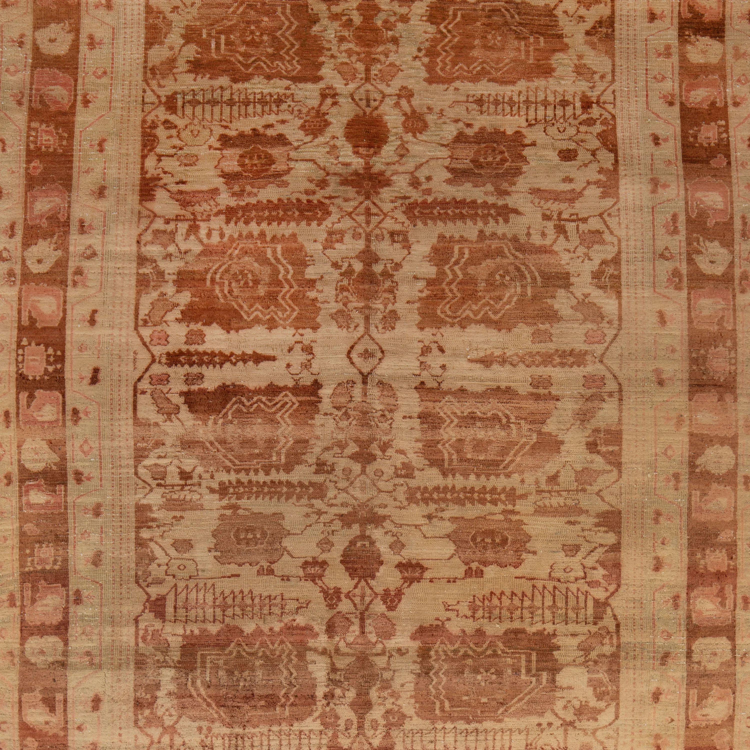 Red Amritsar Vintage Rug - 5'10" x 8'7" - Image 2