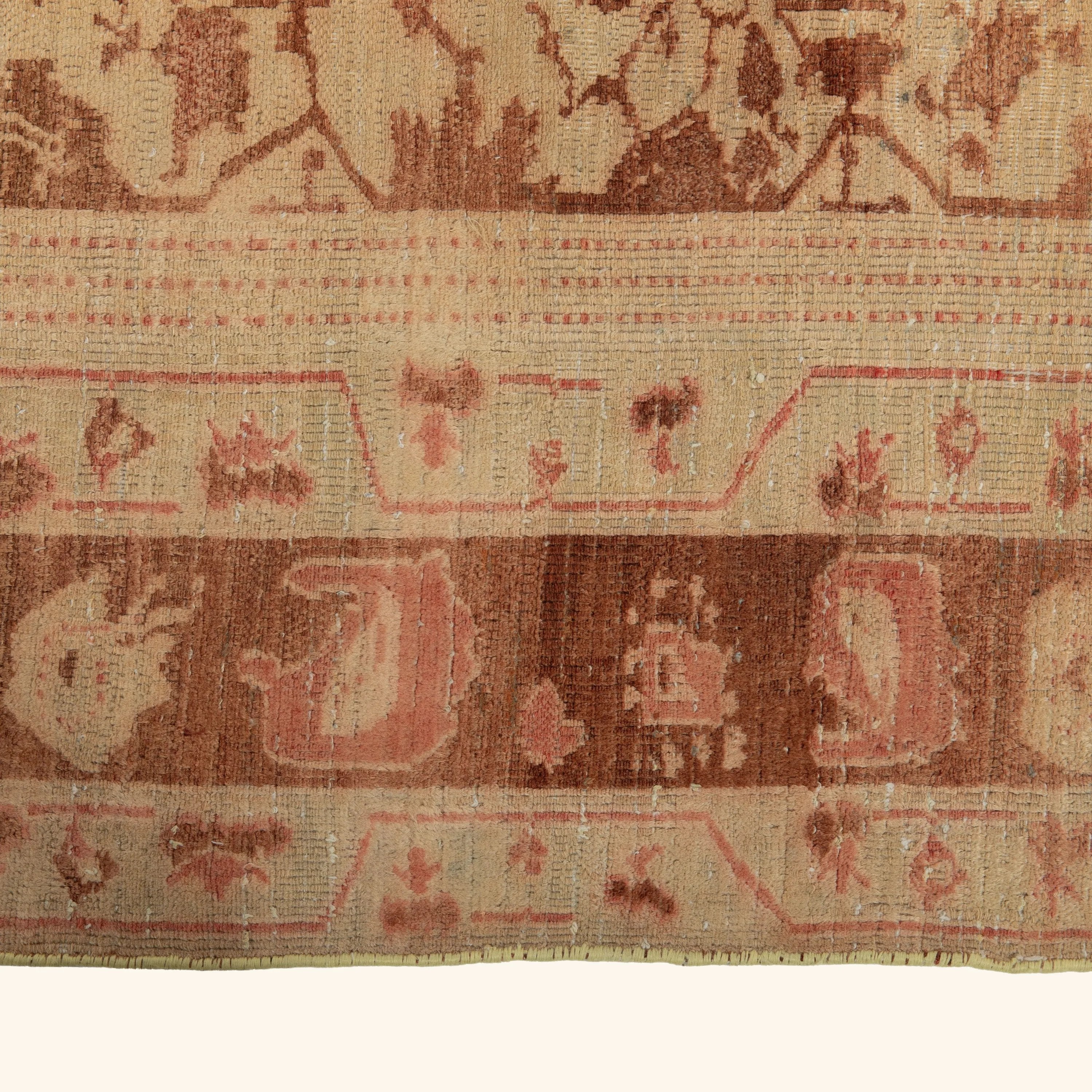 Red Amritsar Vintage Rug - 5'10" x 8'7" - Image 5