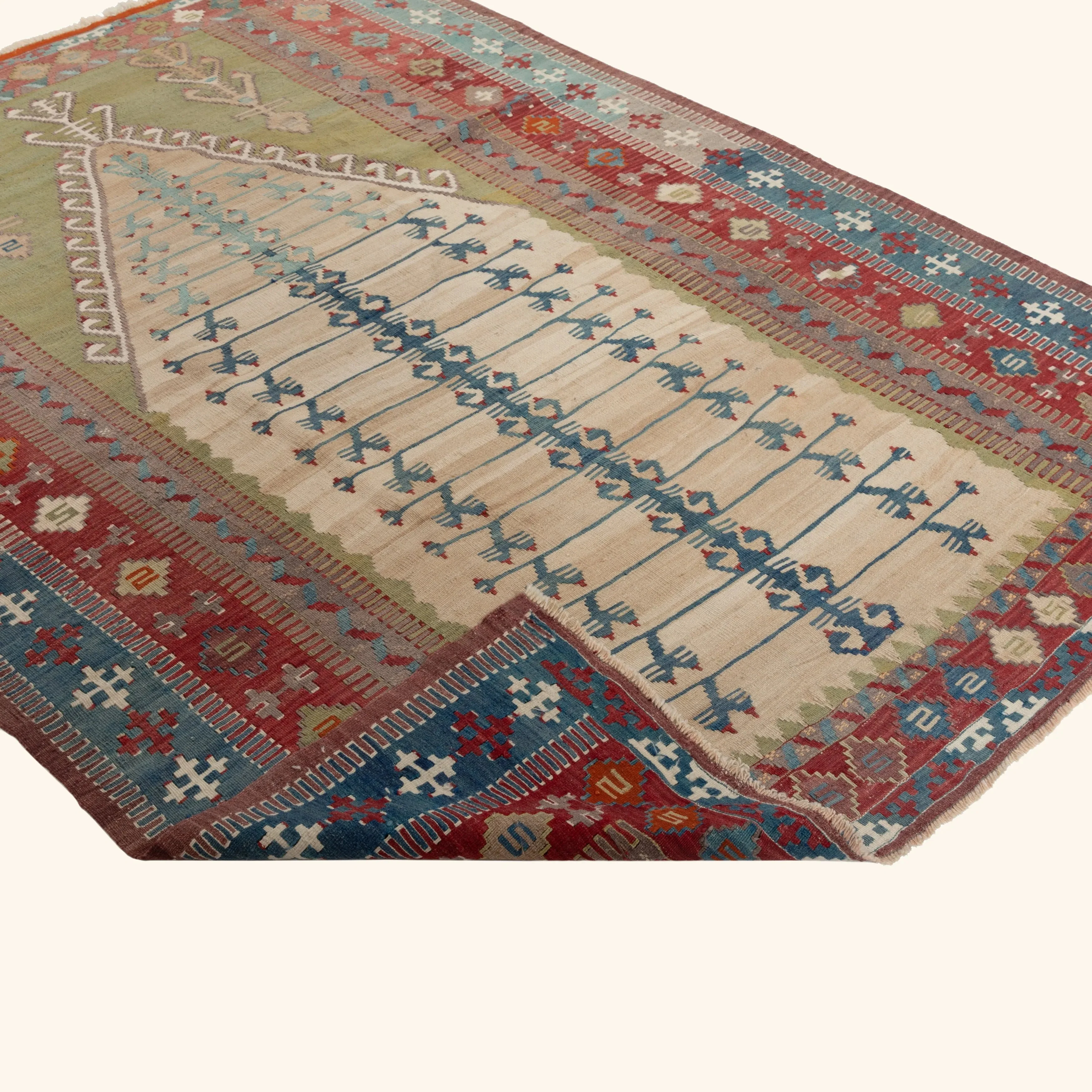 Multi Traditional Wool Rug - 5'1" x6'11" - Image 4