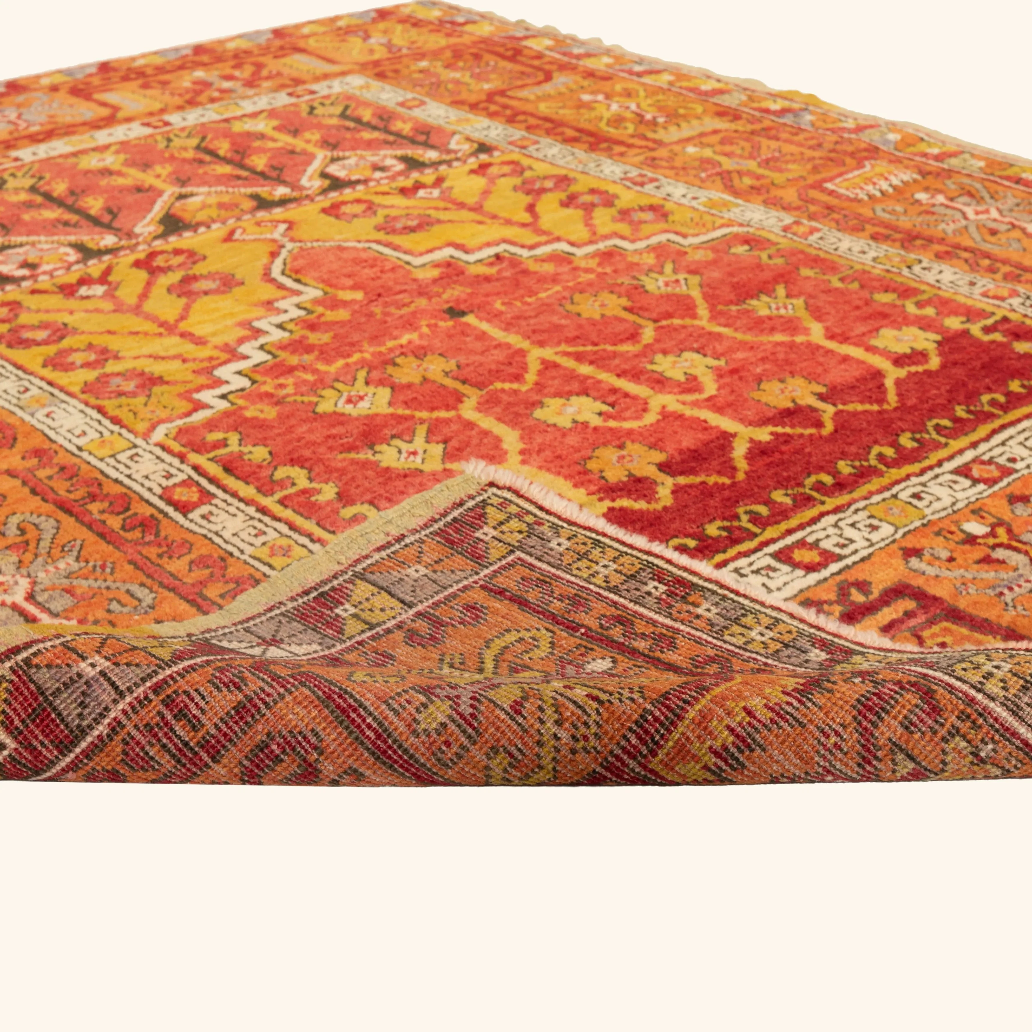 Multi Traditional Wool Rug - 4'6" x 5'6" - Image 4