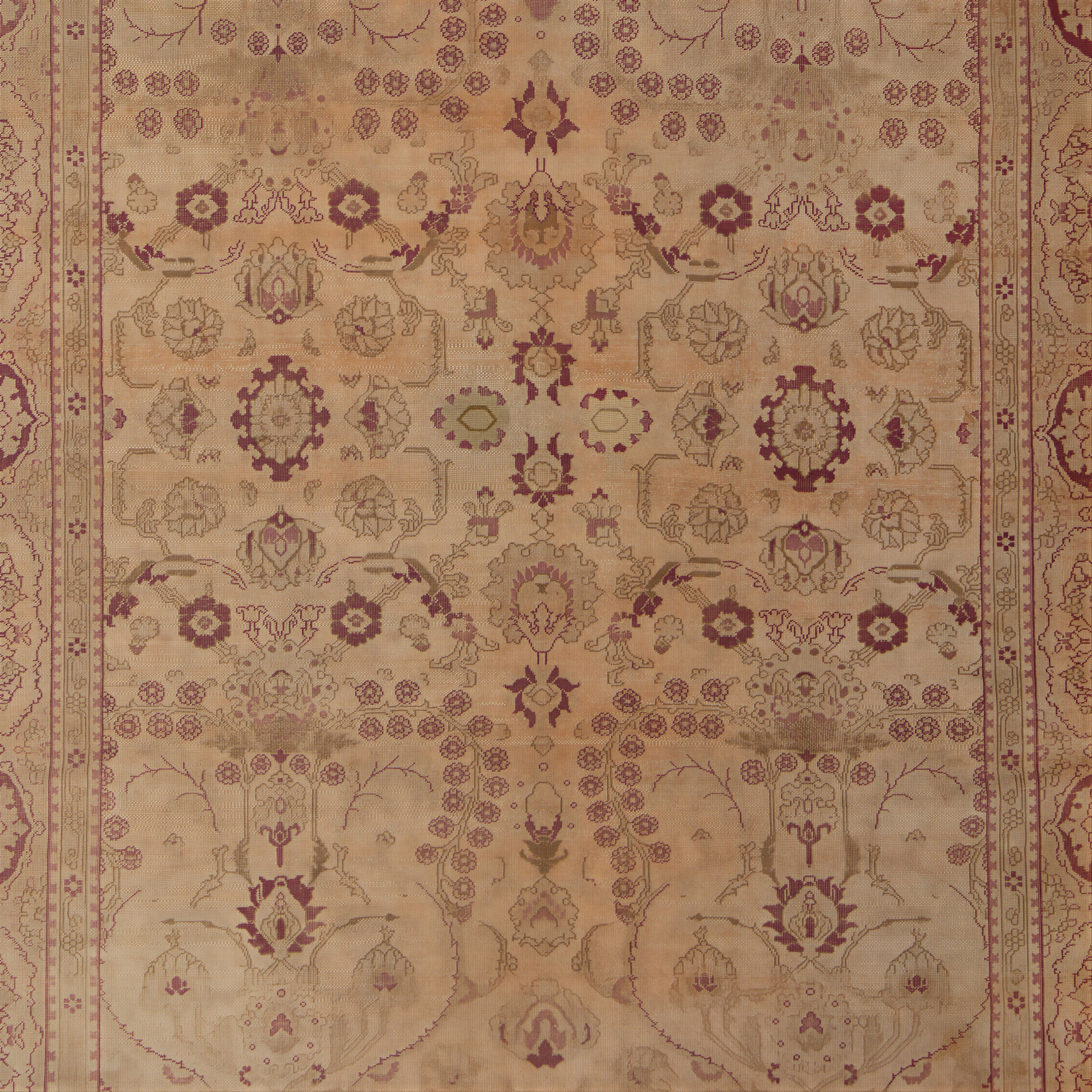 Orange Antique Amritsar Rug - 8'9" x 11'11" - Image 2