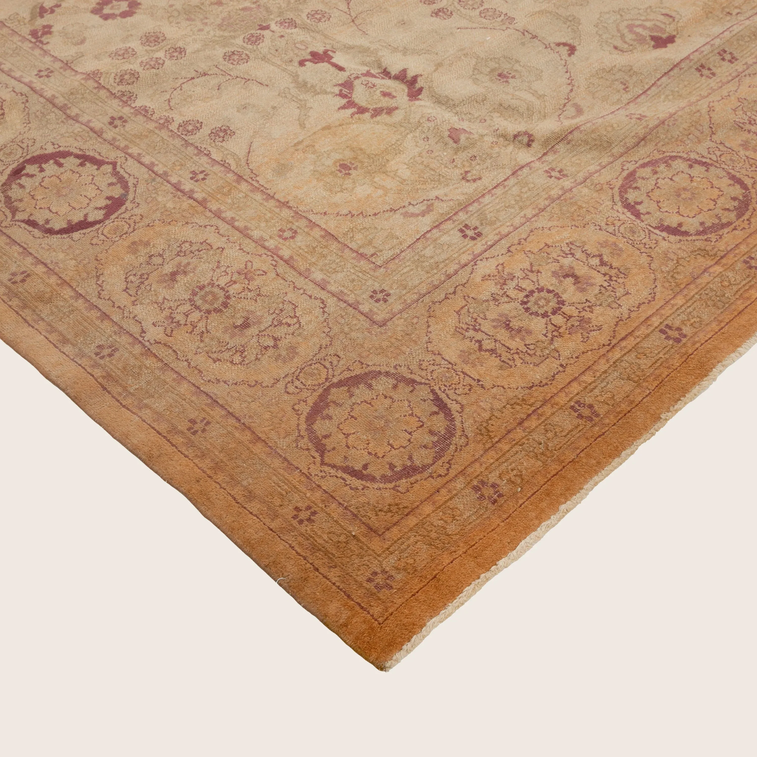 Orange Antique Amritsar Rug - 8'9" x 11'11" - Image 3