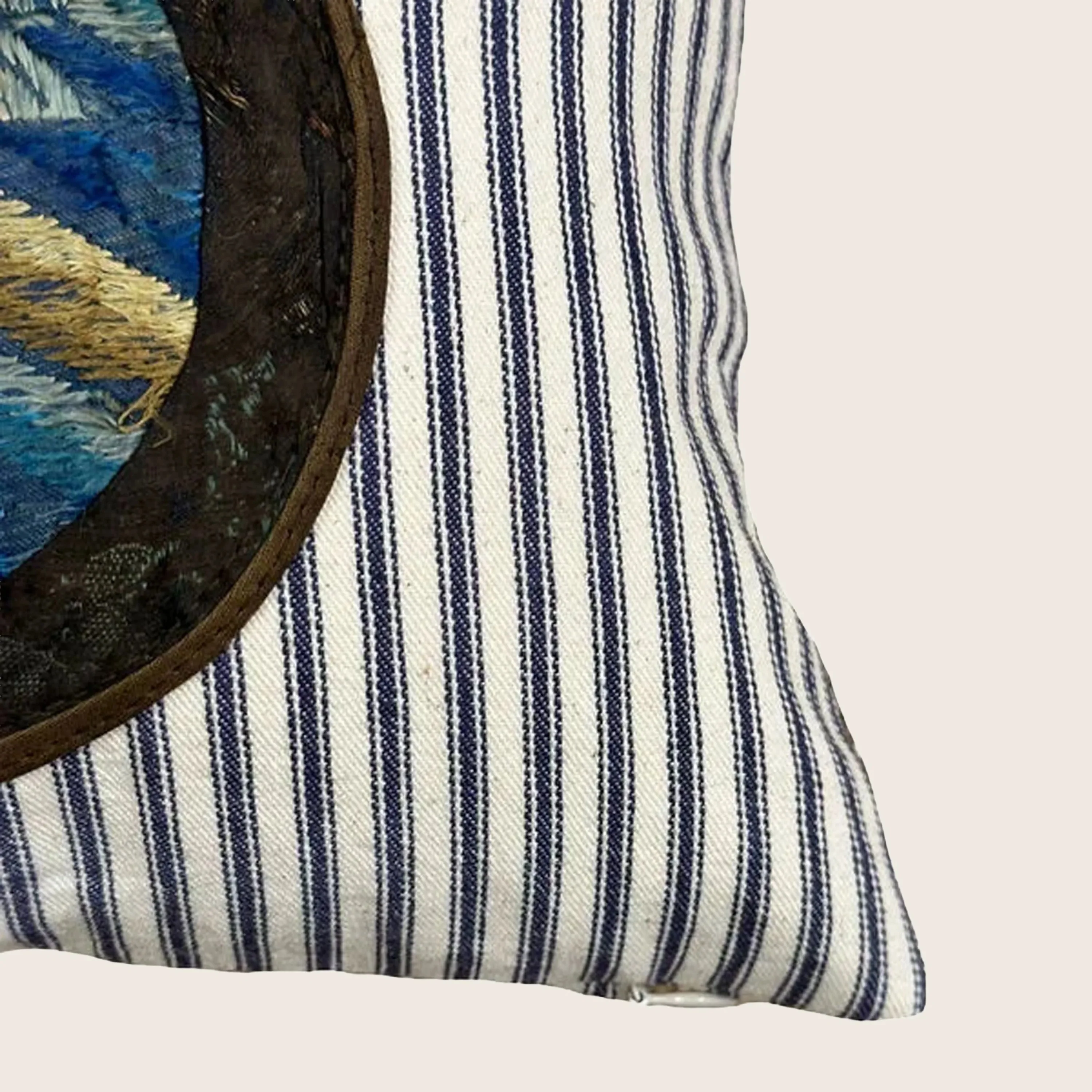 Antique Embroidery c.1920's Pillow - Image 4