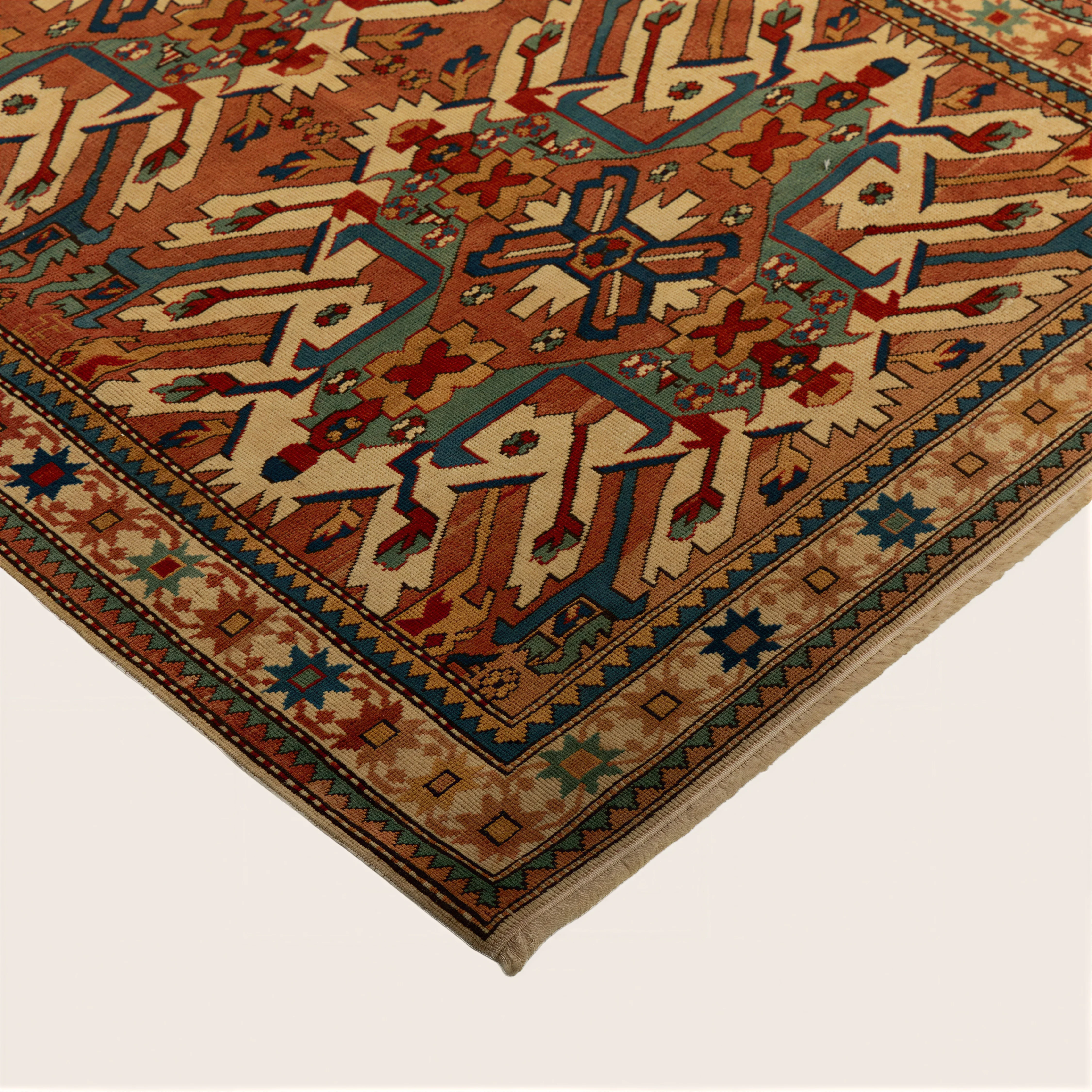 Red Antique Persian Talish Rug - 3'2" x 4'8" - Image 3