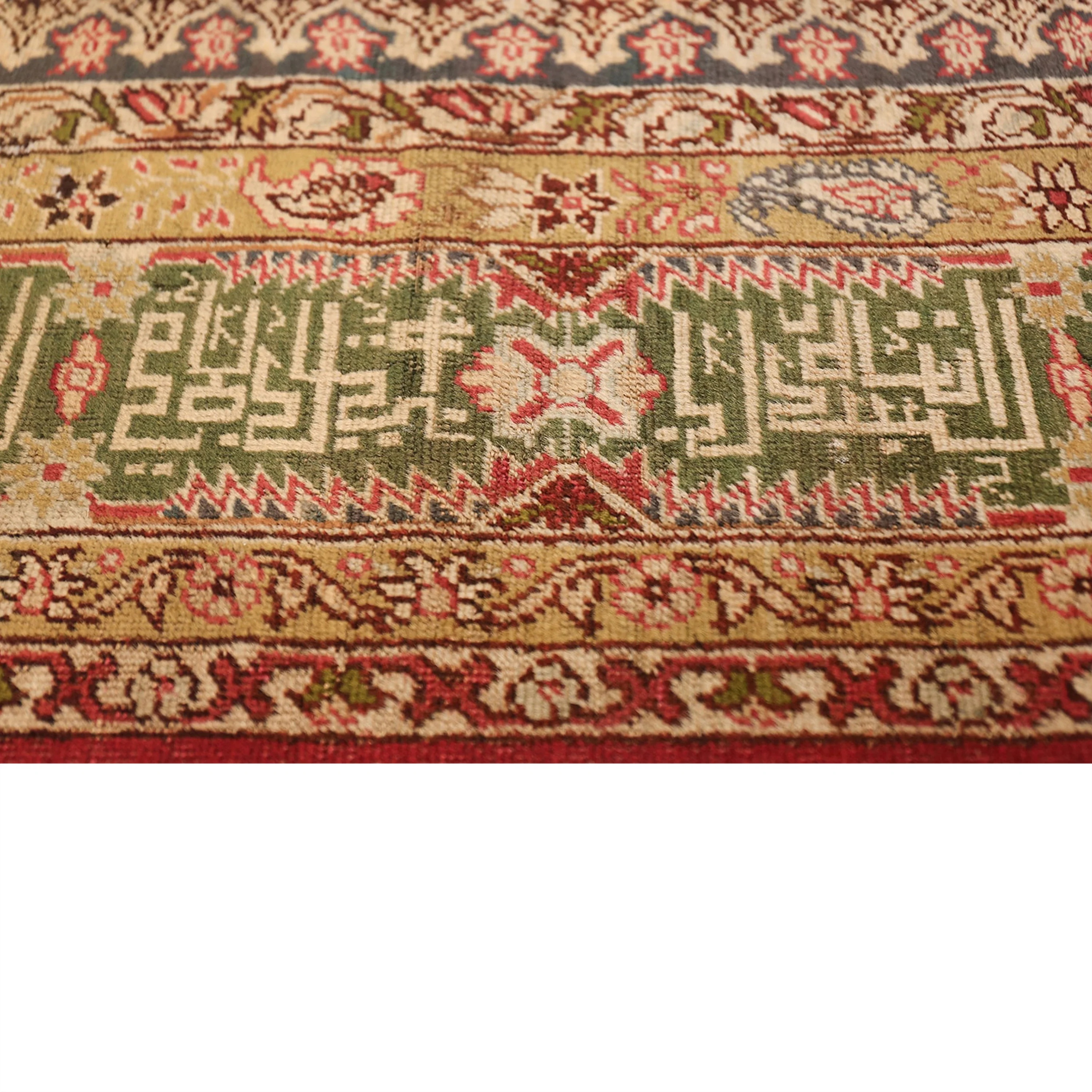 Red Antique Traditional Turkish Keysari Rug - 6'2" x 8'8" - Image 13