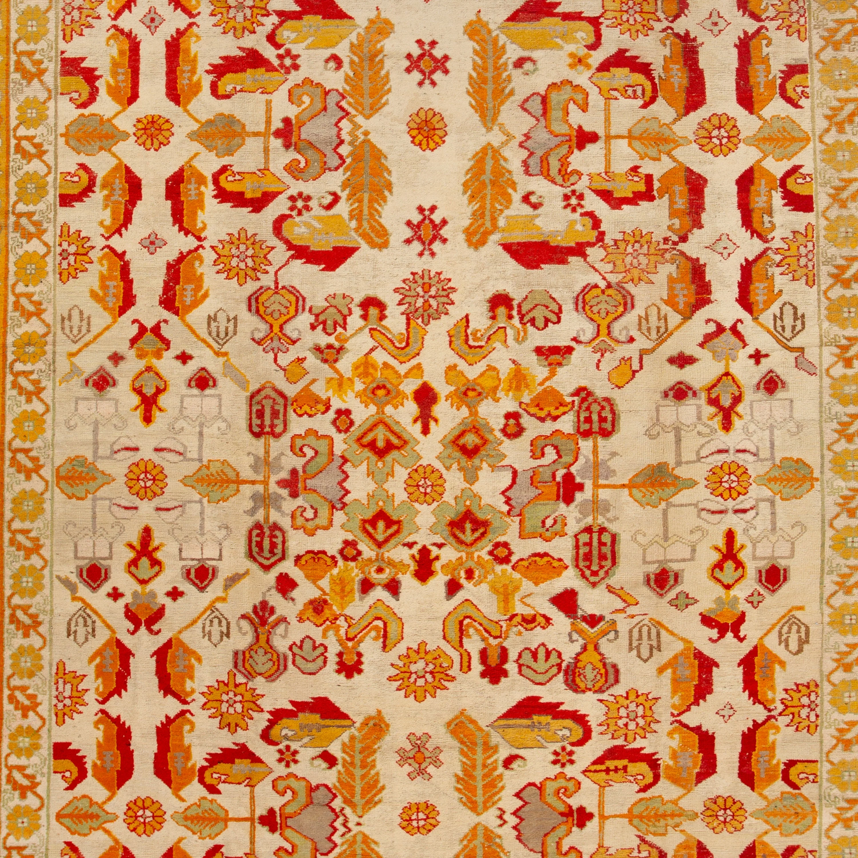 Yellow Antique Amritsar Wool Rug - 11'8" x 15'1" - Image 2