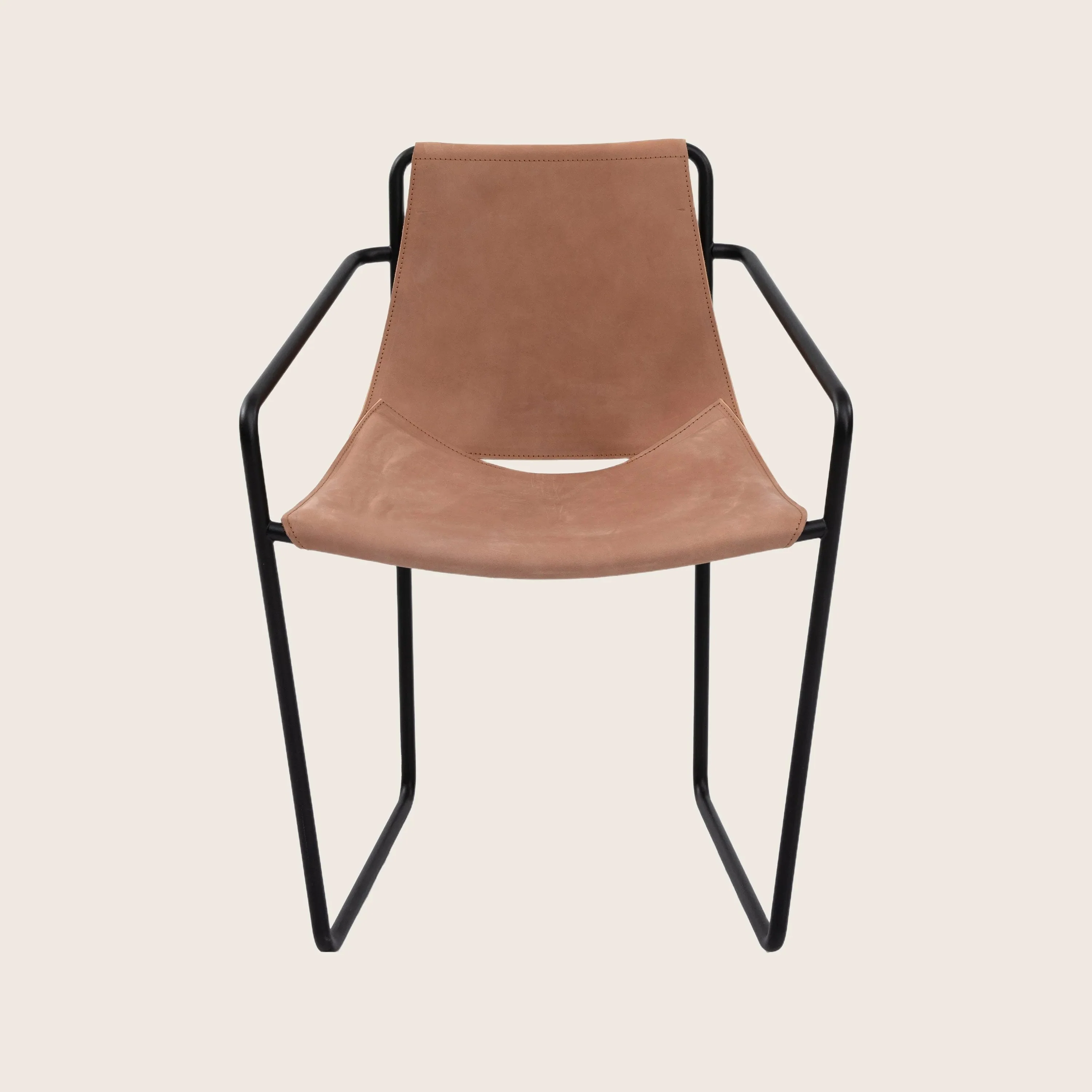 Apelle Leather Dining Armchair