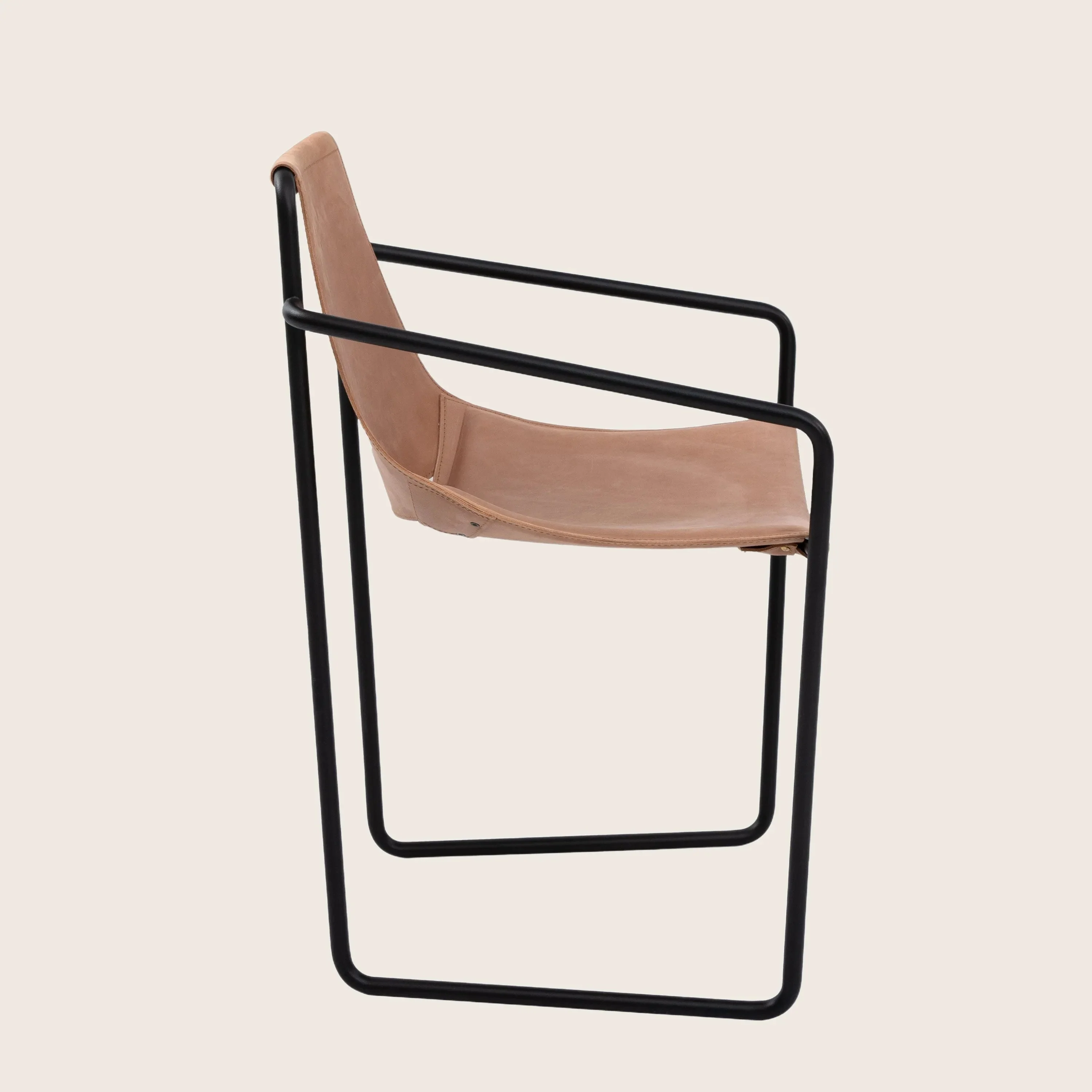 Apelle Leather Dining Armchair - Image 3