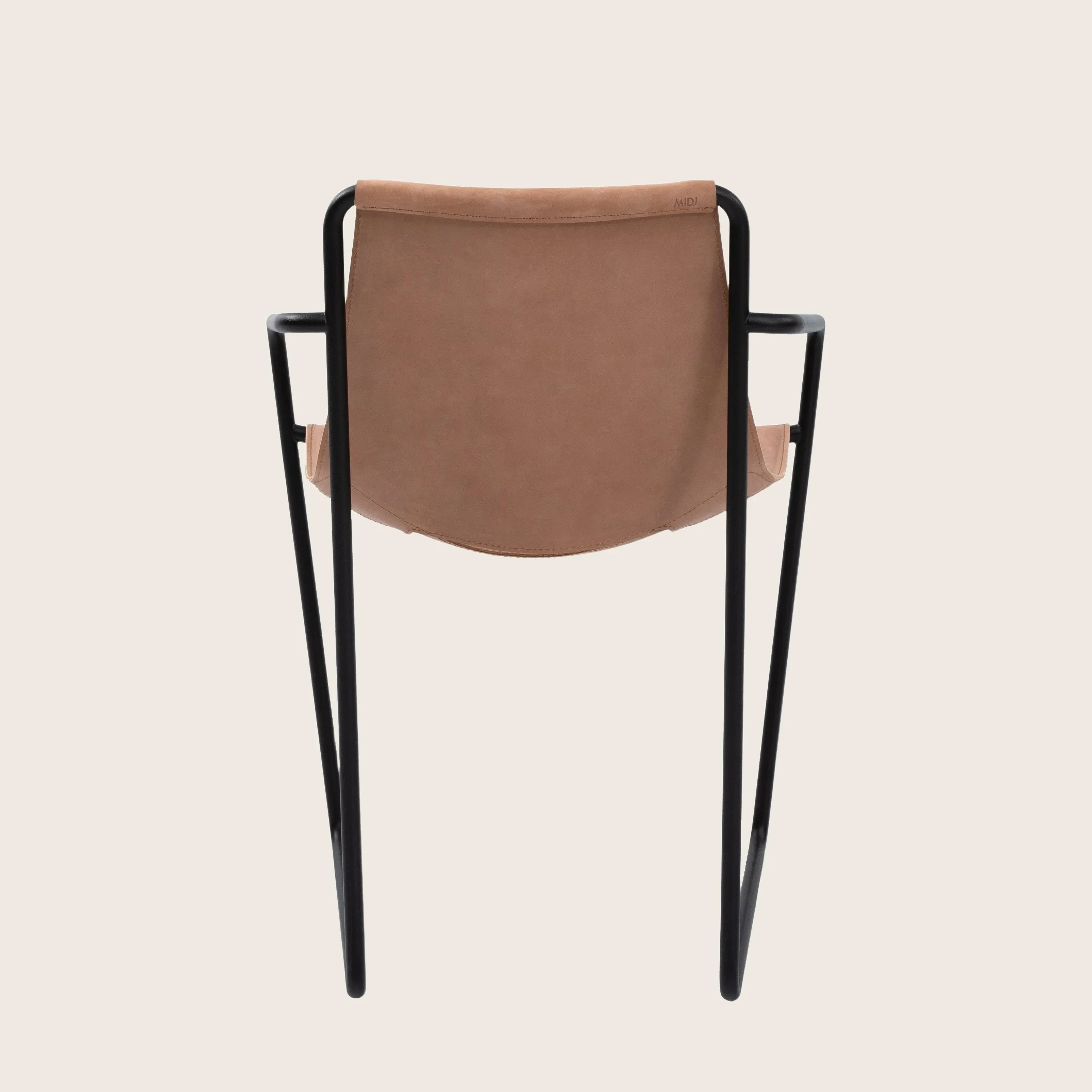 Apelle Leather Dining Armchair - Image 4