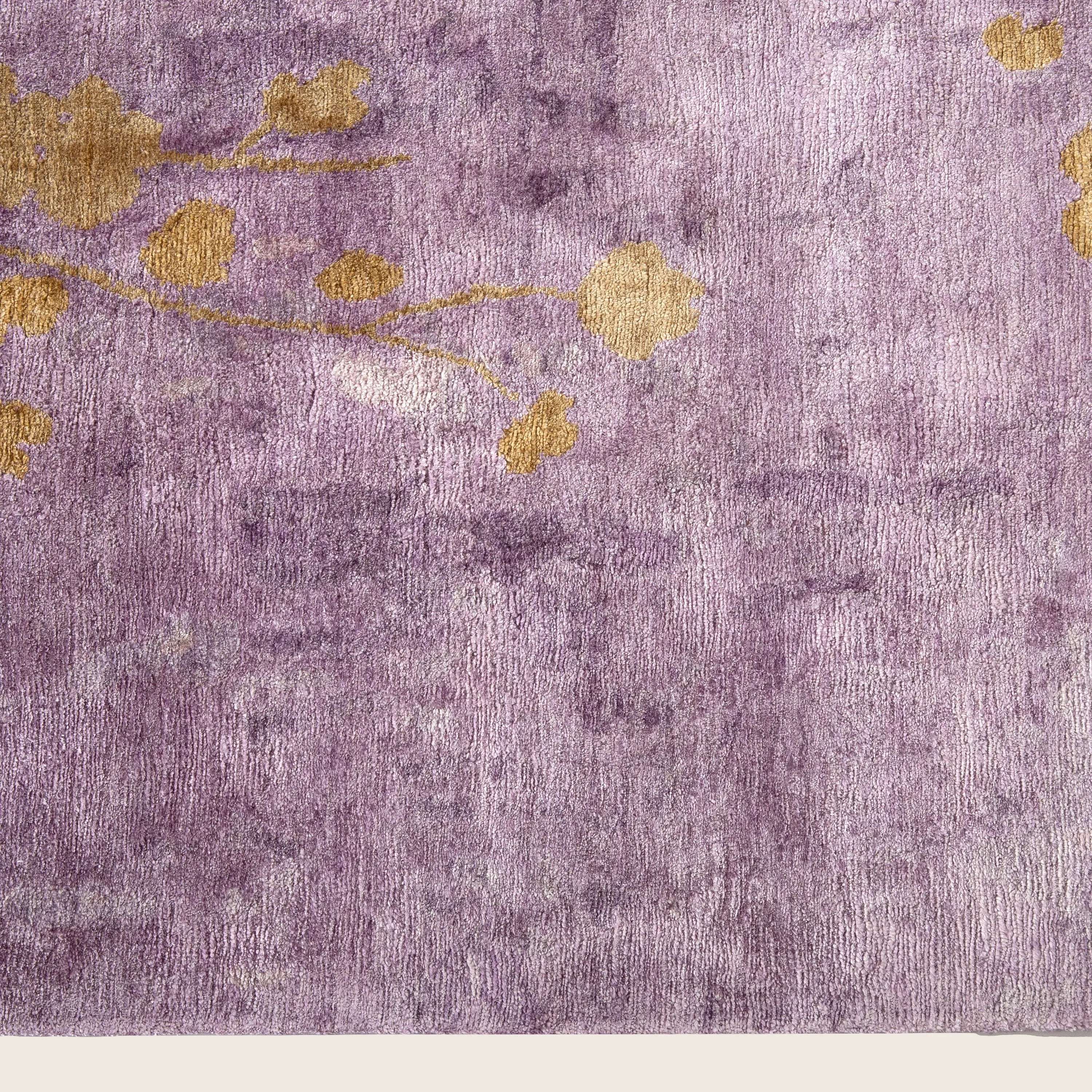 Aurora Contemporary Tibetan Silk Rug - Image 29