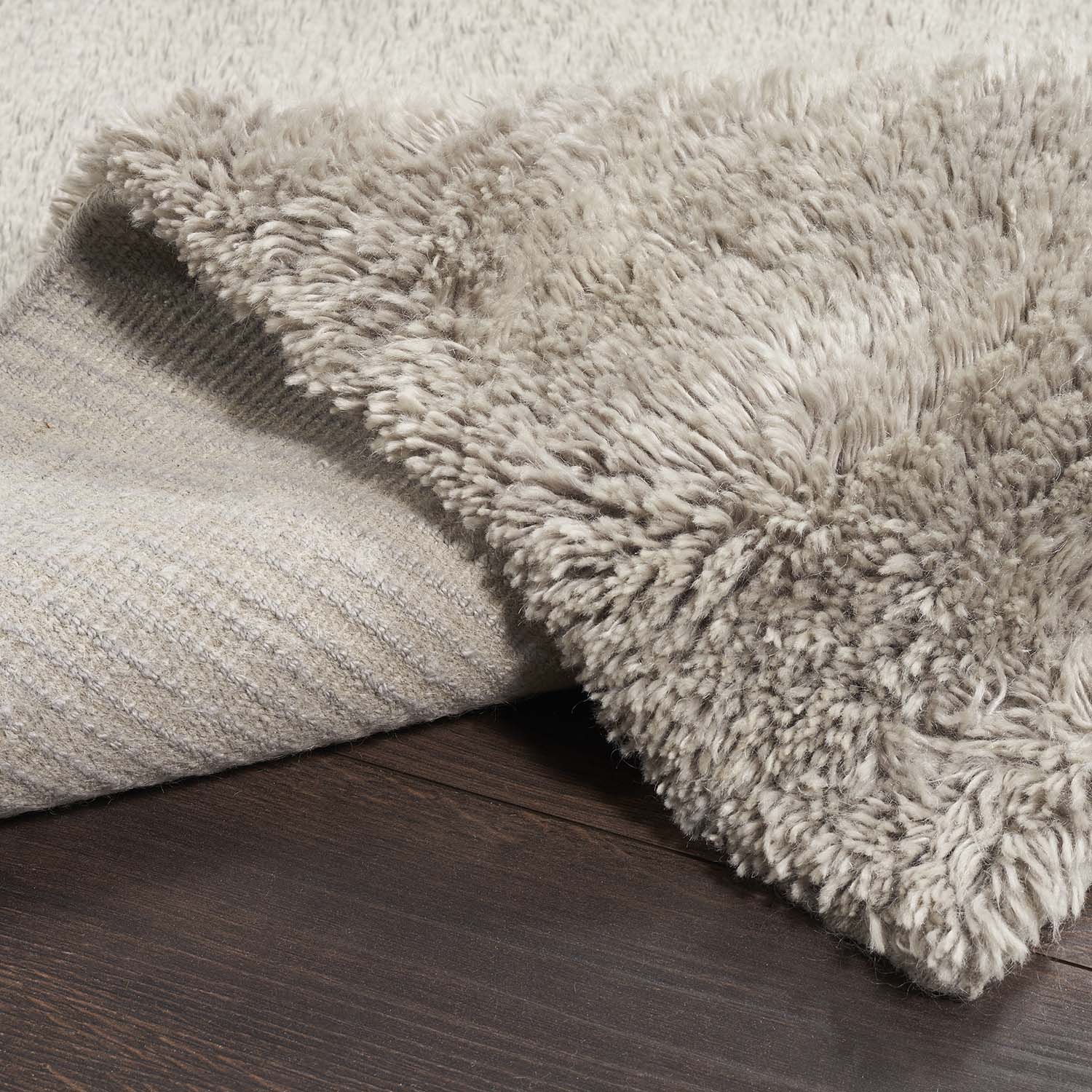 Beige Textured Wool Rug - 9'3" x 12'1" - Image 6
