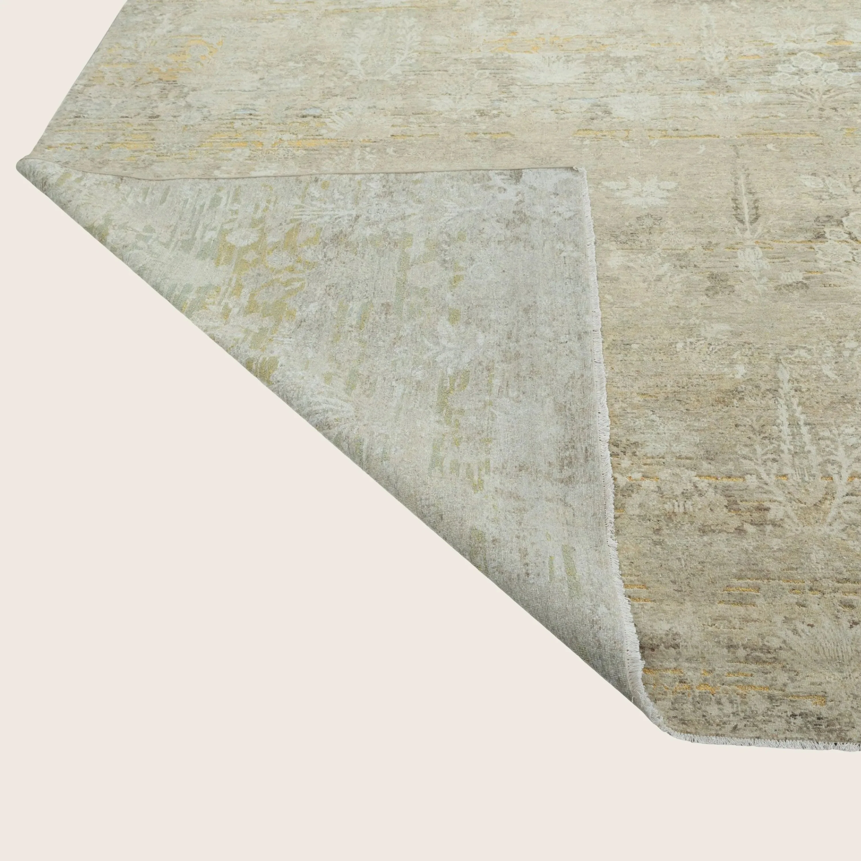Beige Transitional Wool Rug - 11'6" x 17'6" - Image 6