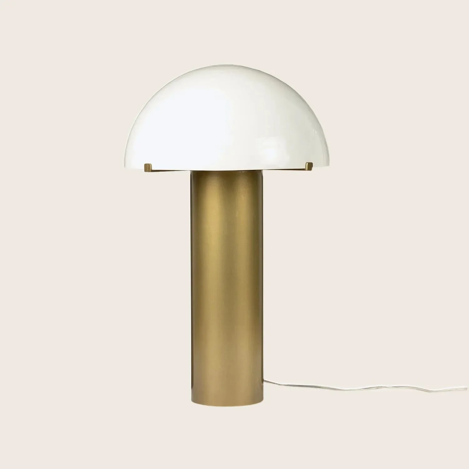 Bell Top Brass Table Lamp