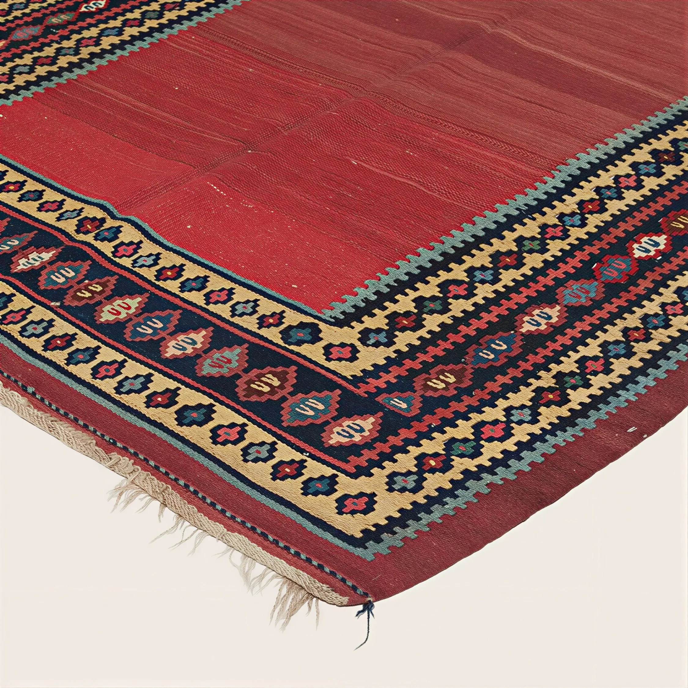 Red Antique Traditional Bidjar Rug - 5'9" x 15'3" - Image 3