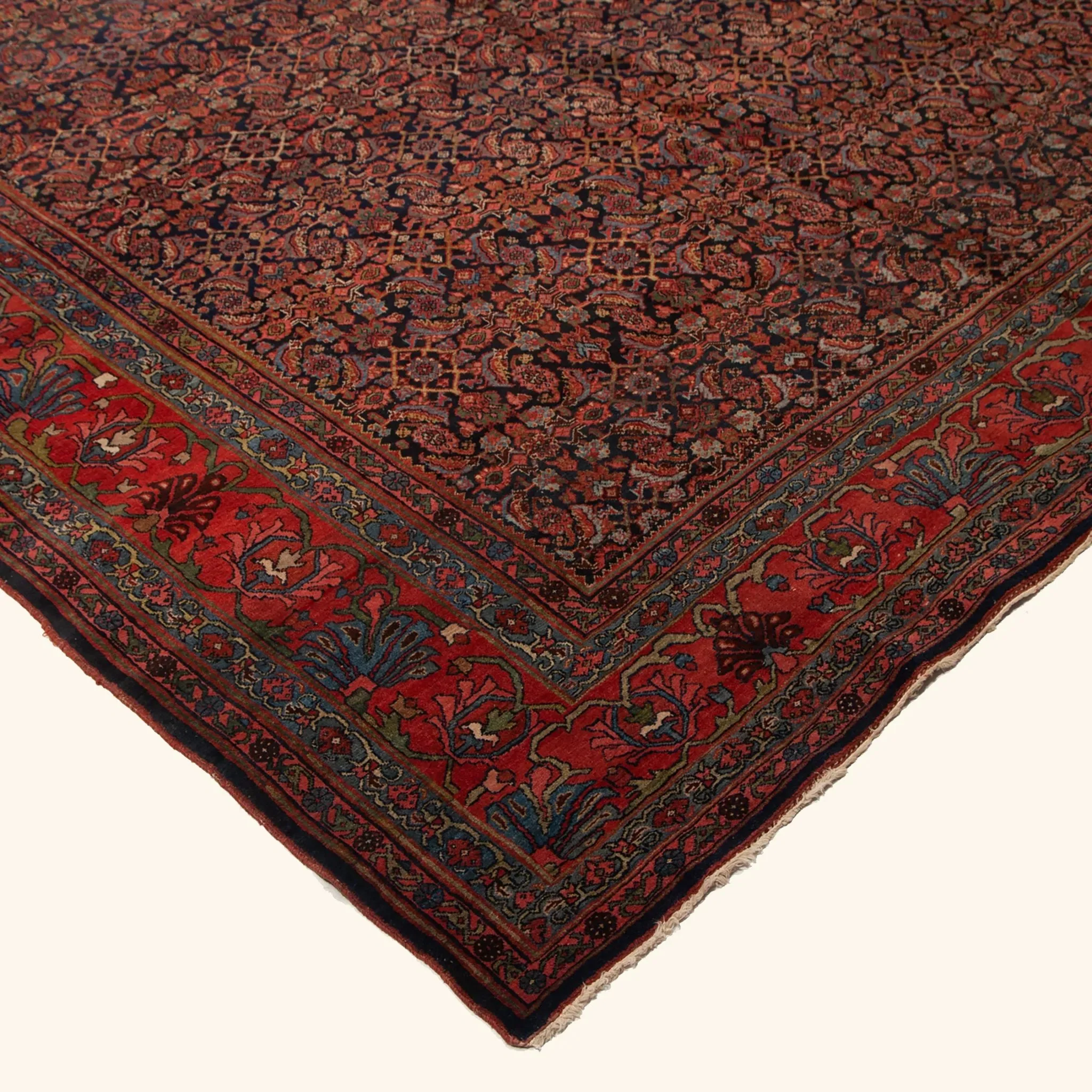 Red Traditional Wool Rug - 13'8" x 22'9" - Image 3