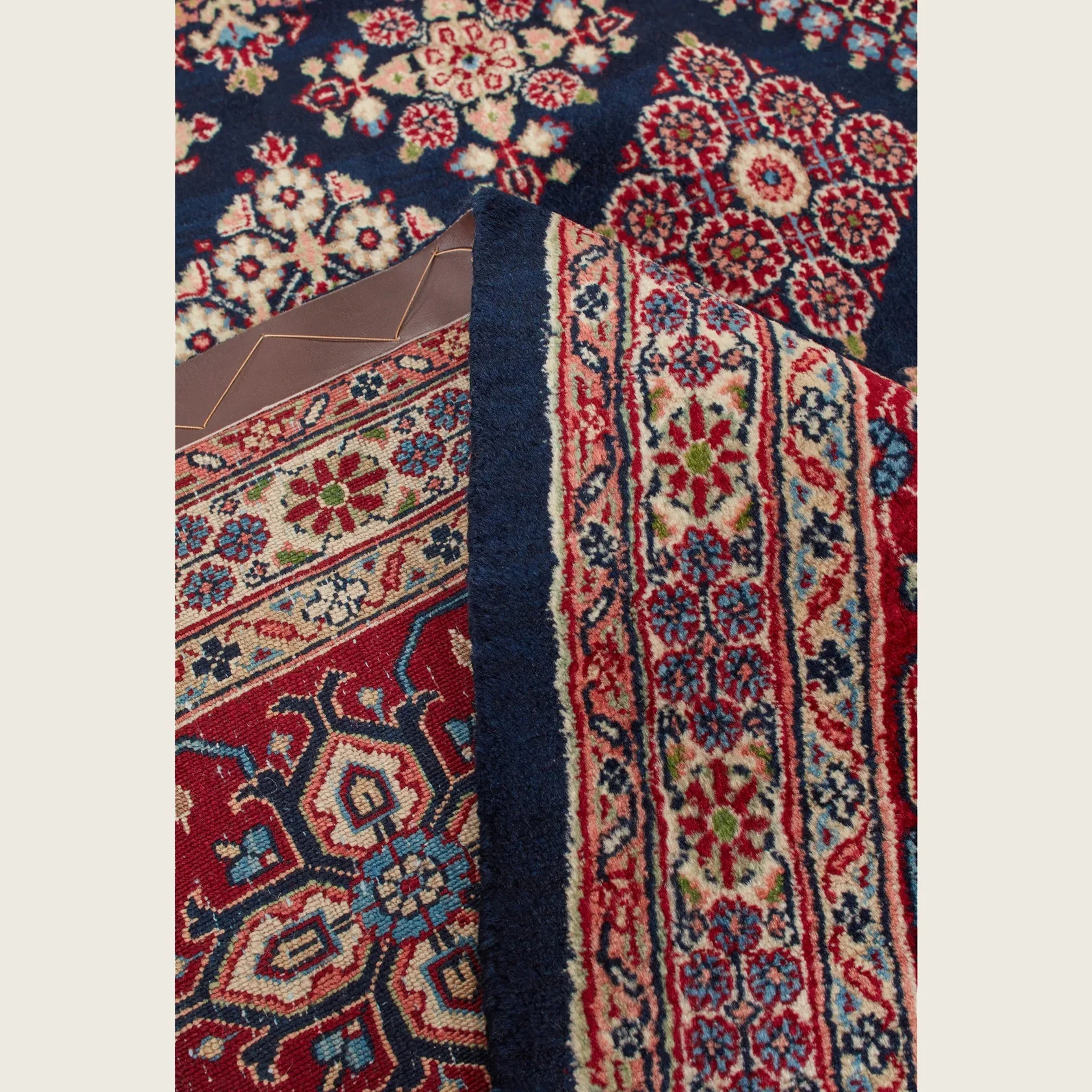 Black Traditional Persian Joshegan Wool Rug - 8'2" x 11'3" - Image 7